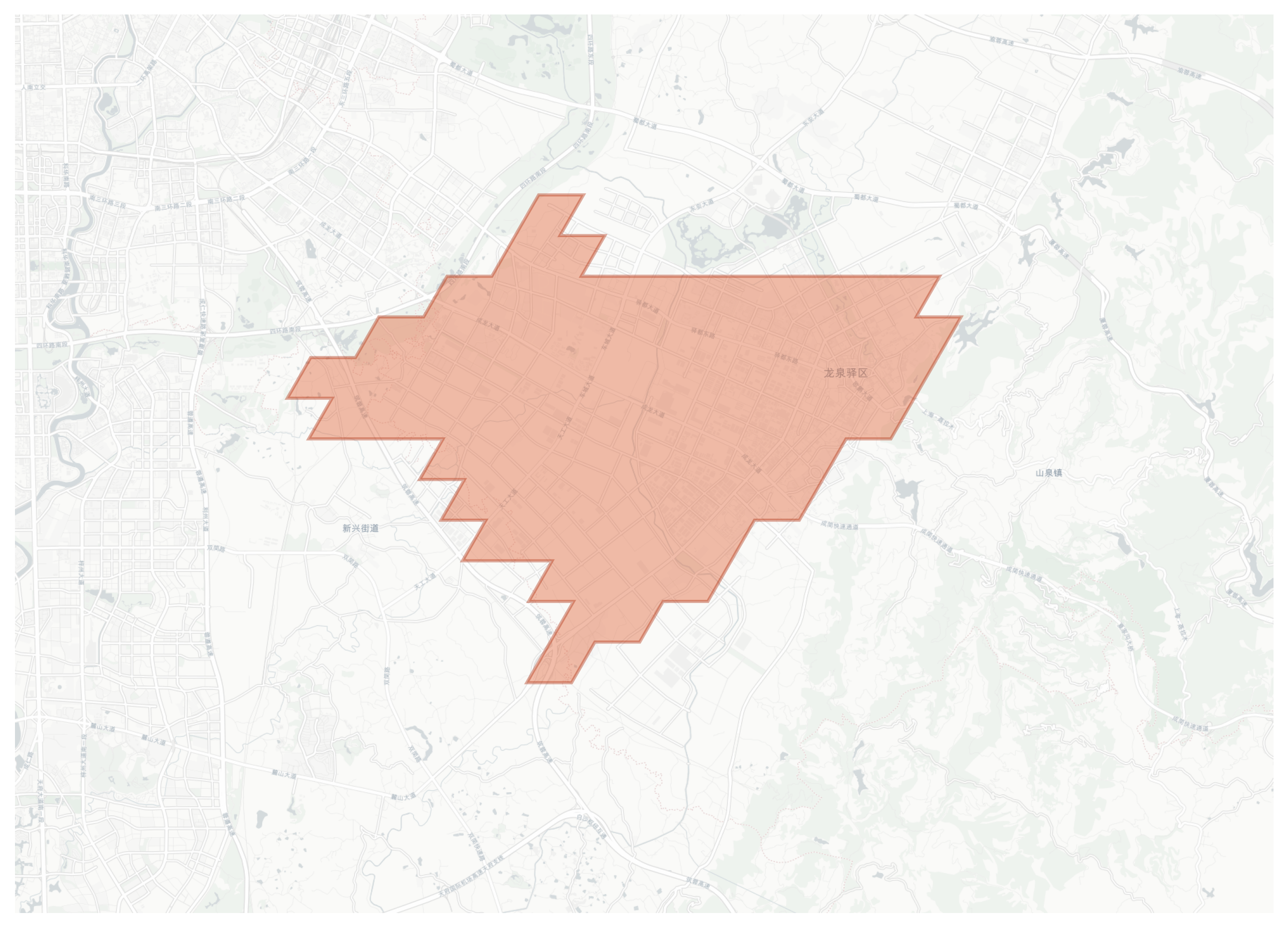 Longquanyi geographic map