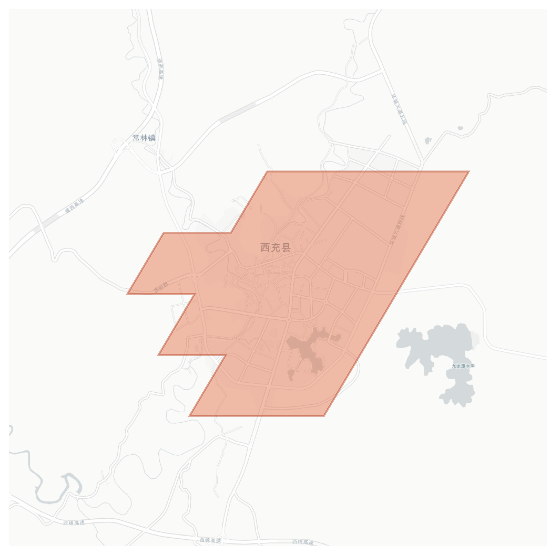 Xichong geographic map
