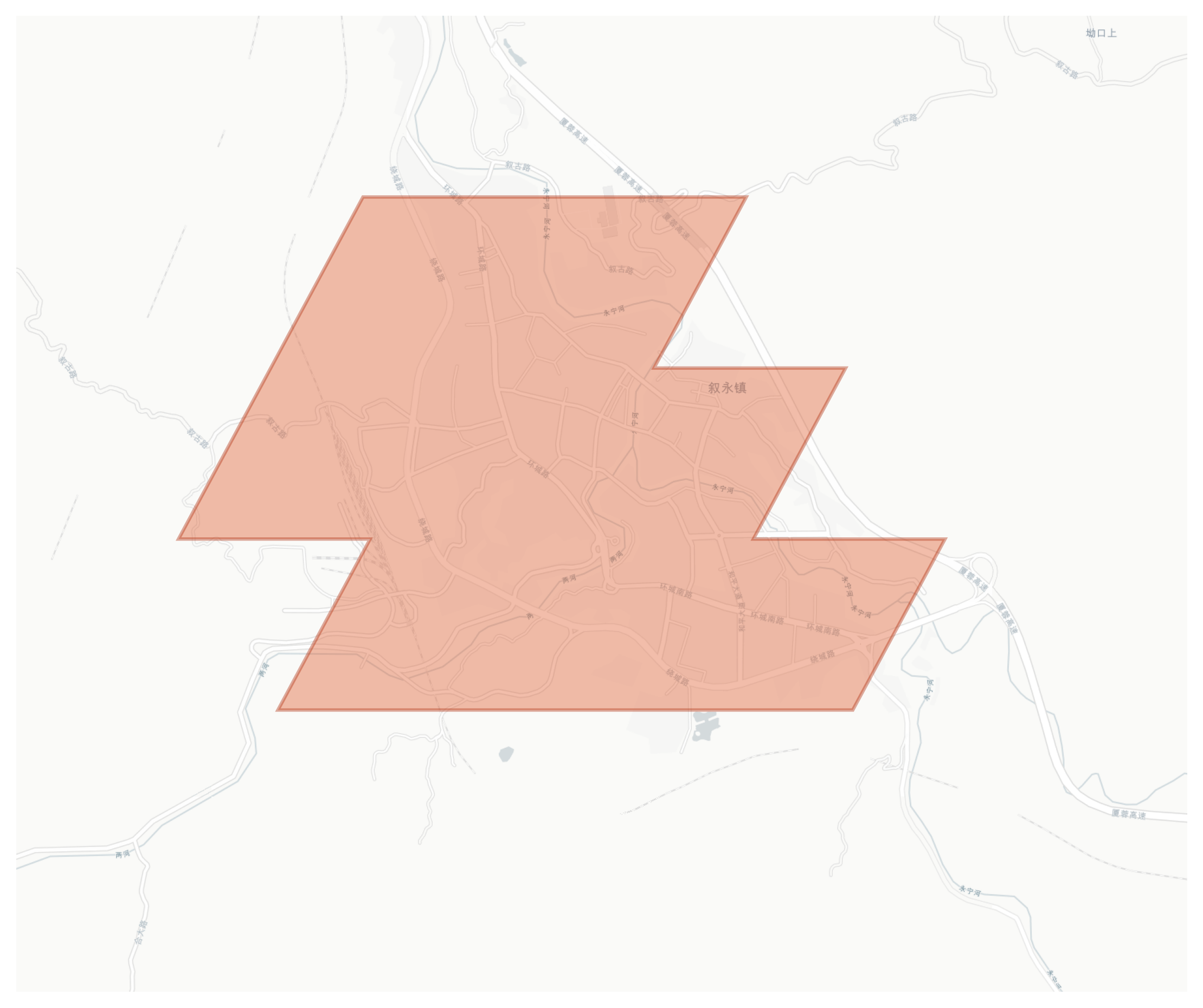 Xuyong geographic map