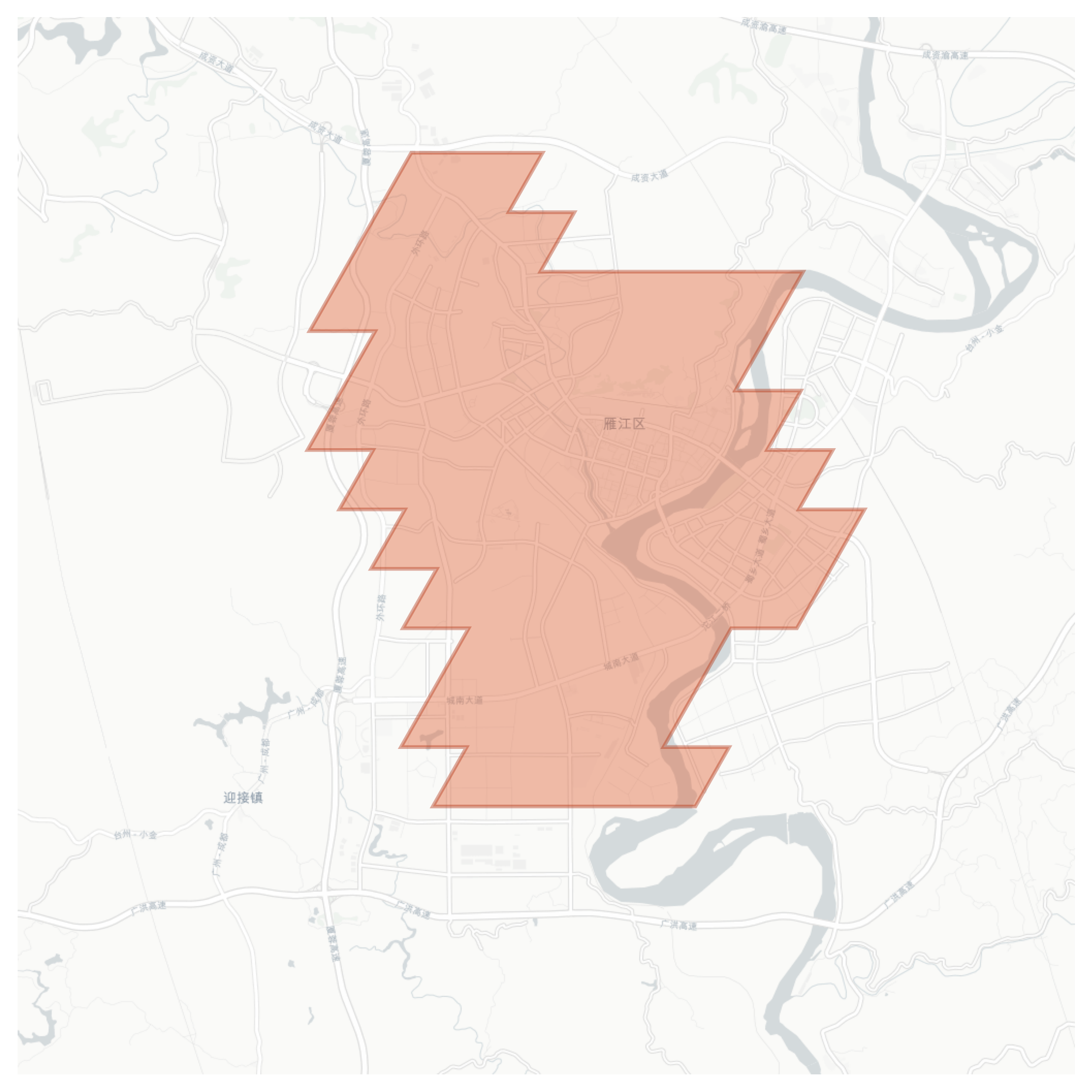 Ziyang geographic map