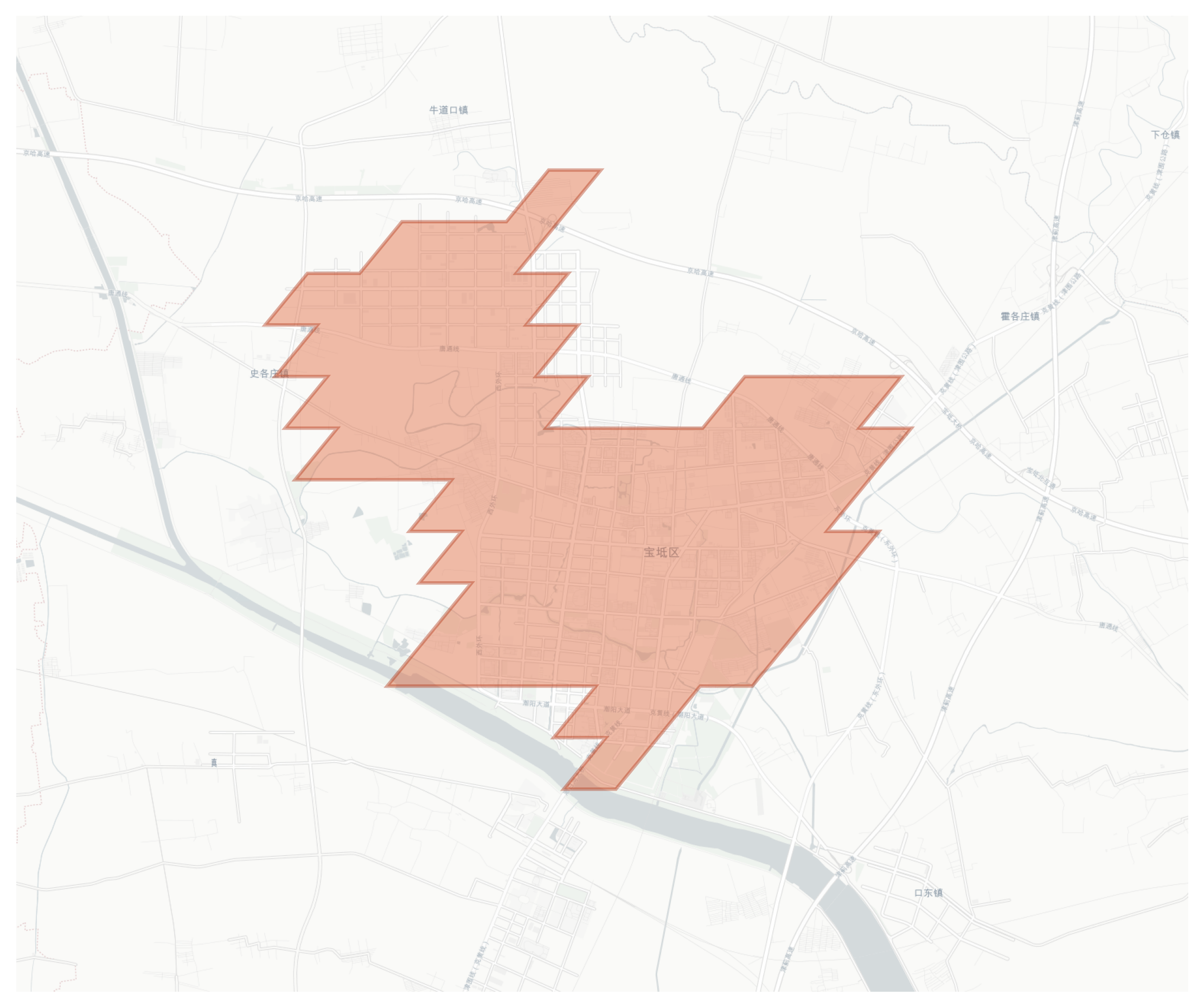 Baochi geographic map