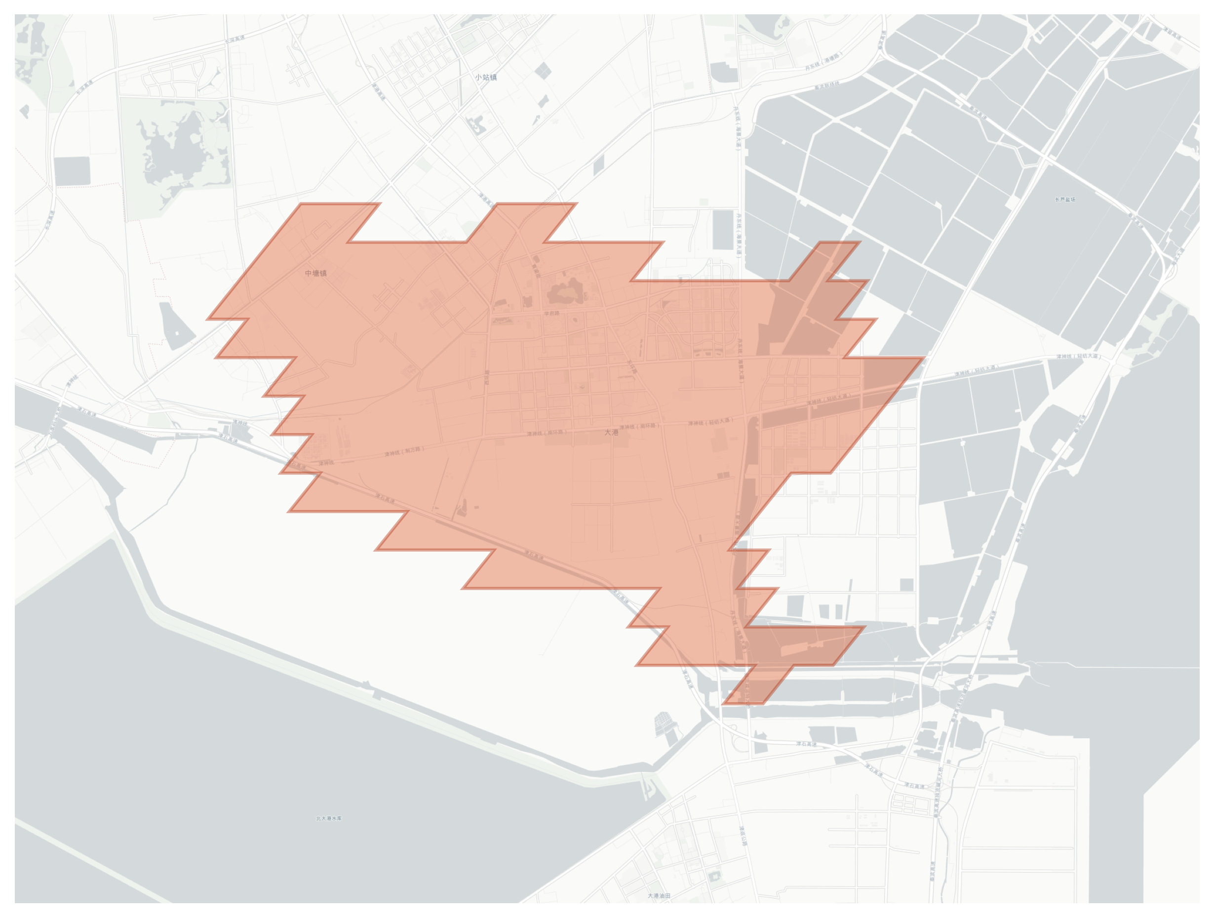 Gulin geographic map