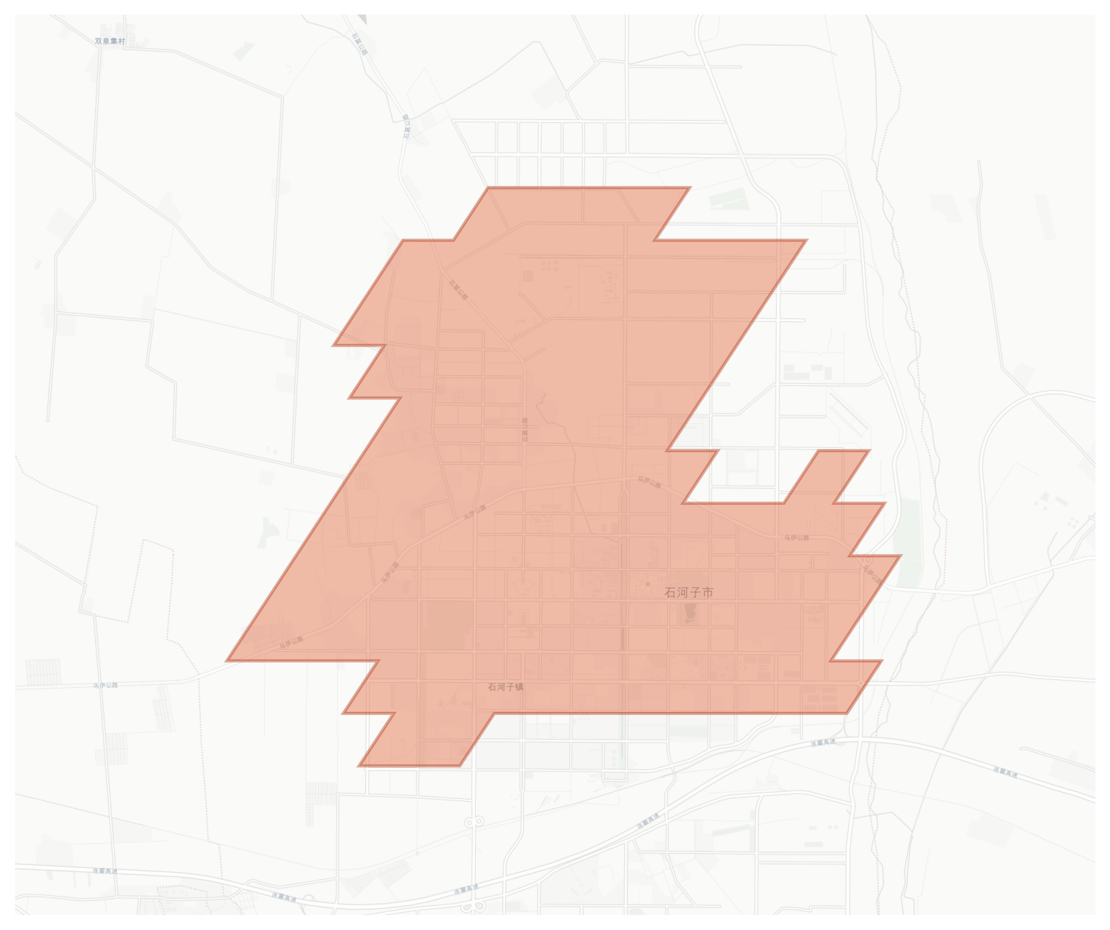 Shihezi geographic map