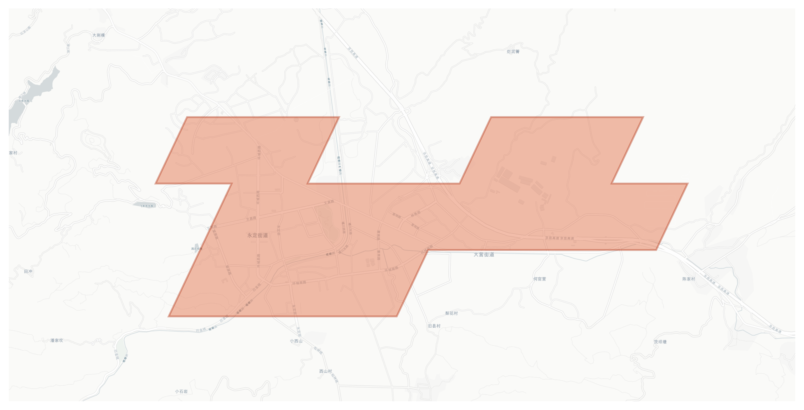 Fumin geographic map