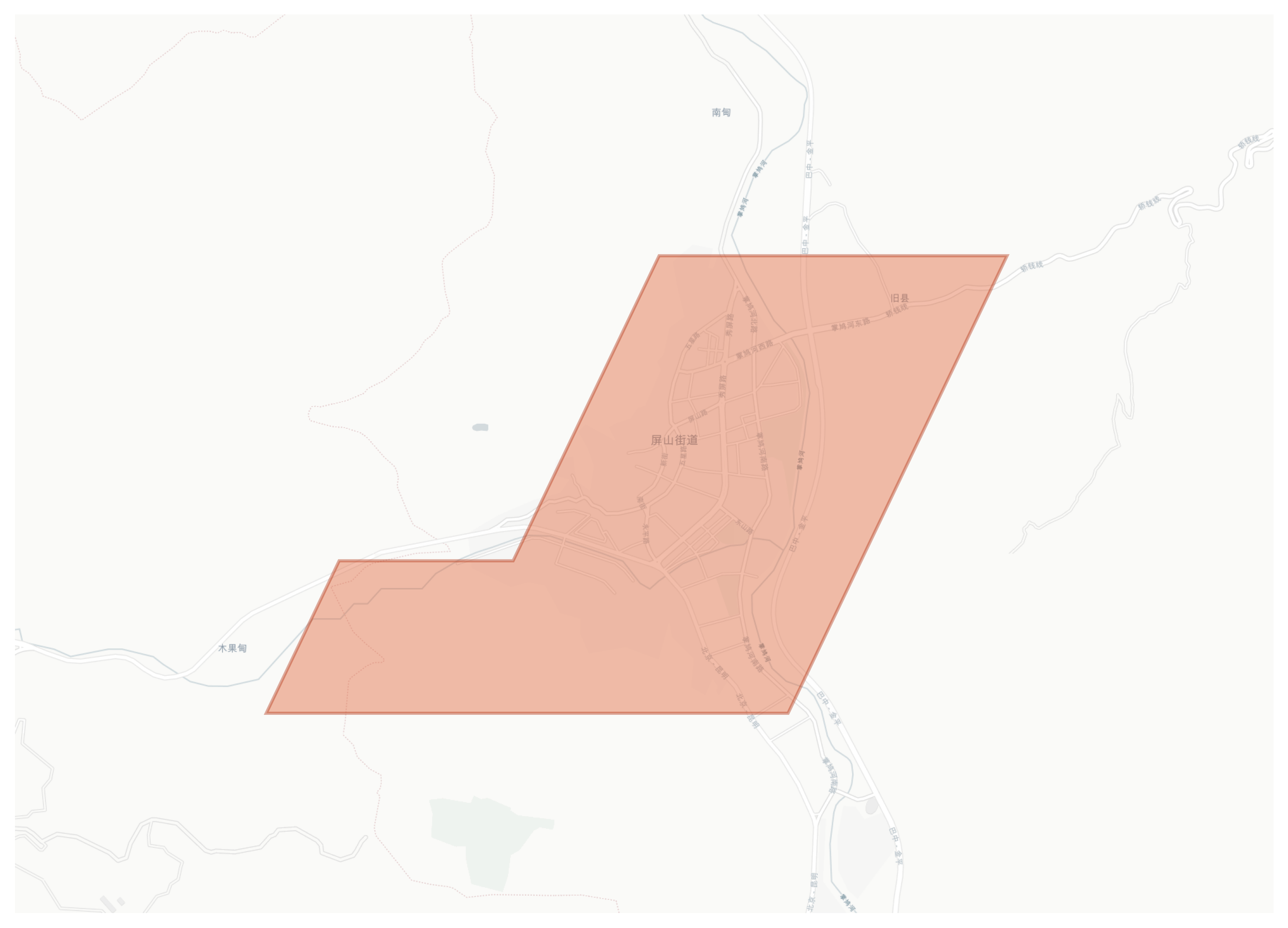 Luquan geographic map