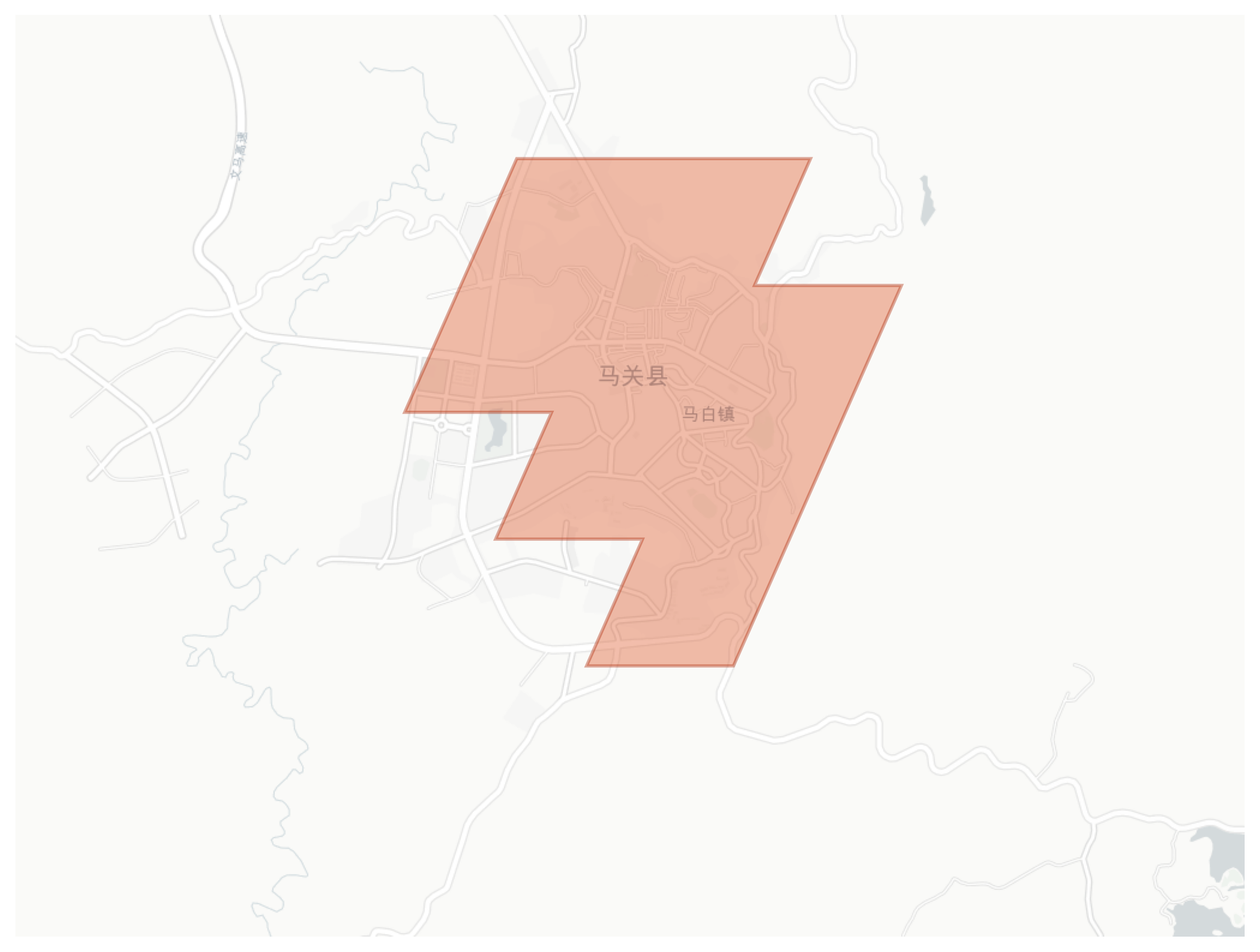 Maguan geographic map