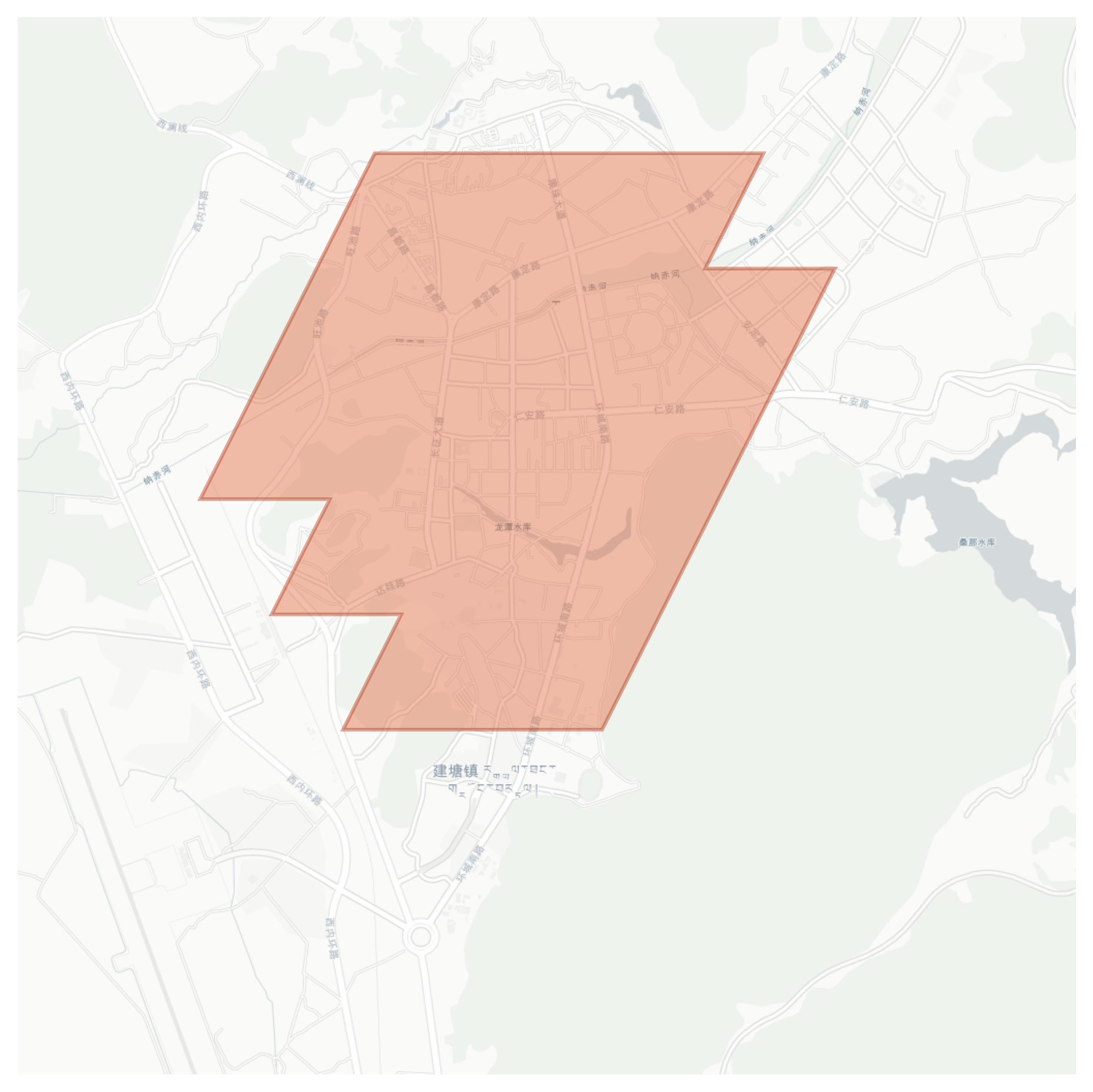 Shangri-La geographic map