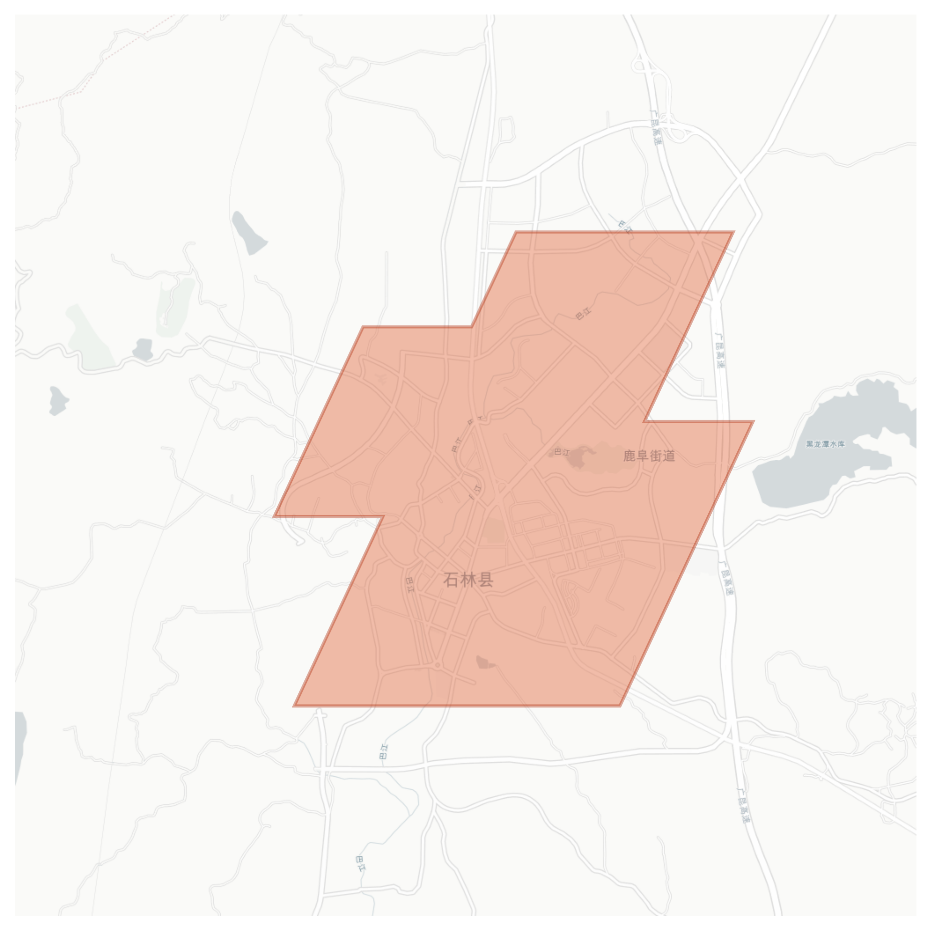 Shilin geographic map