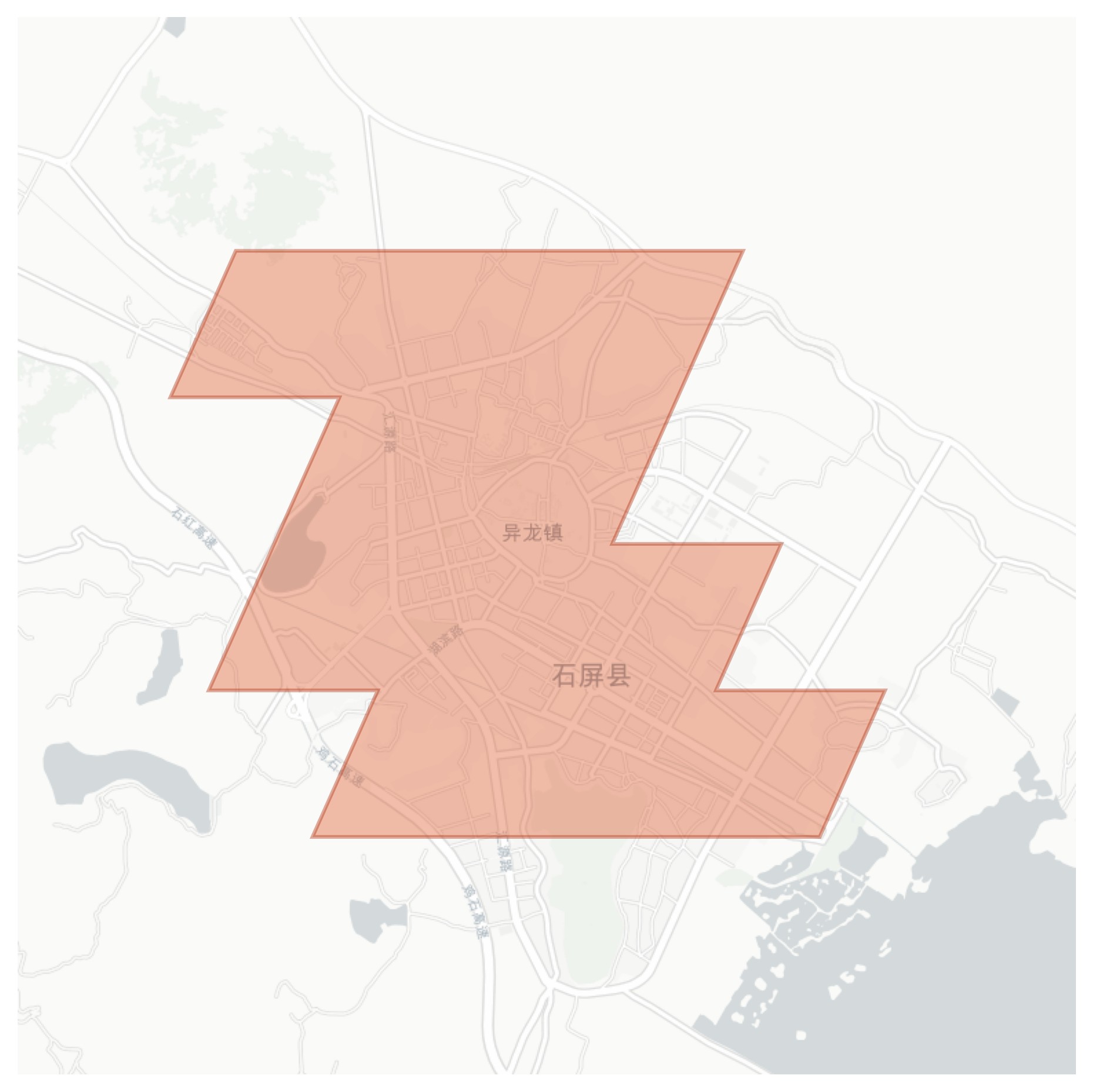 Shiping geographic map