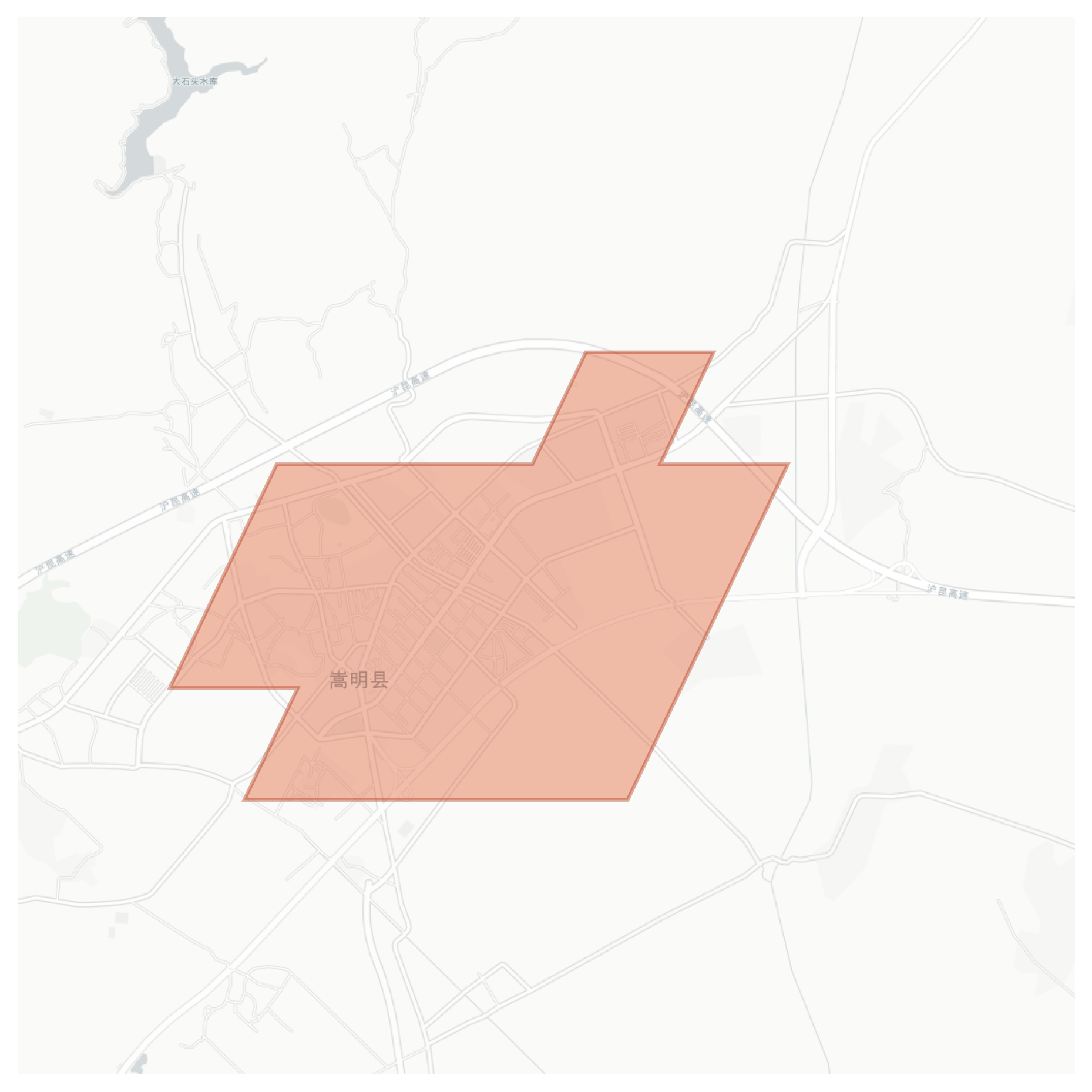 Songming geographic map