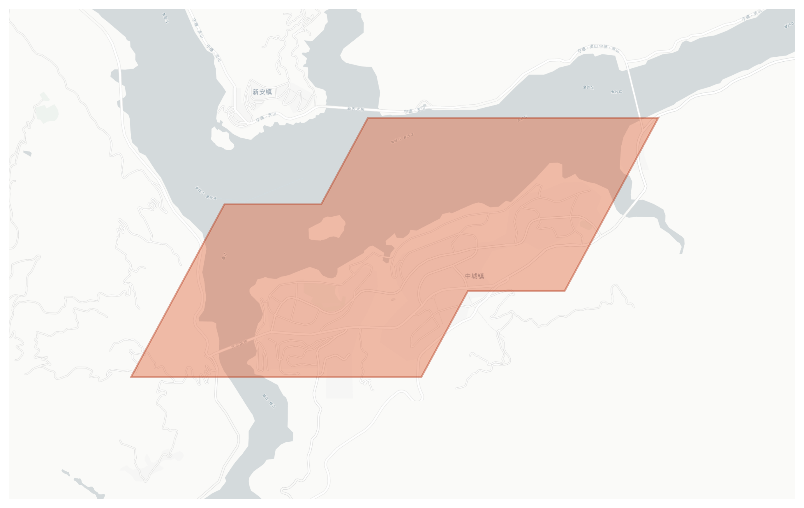 Suijiang geographic map