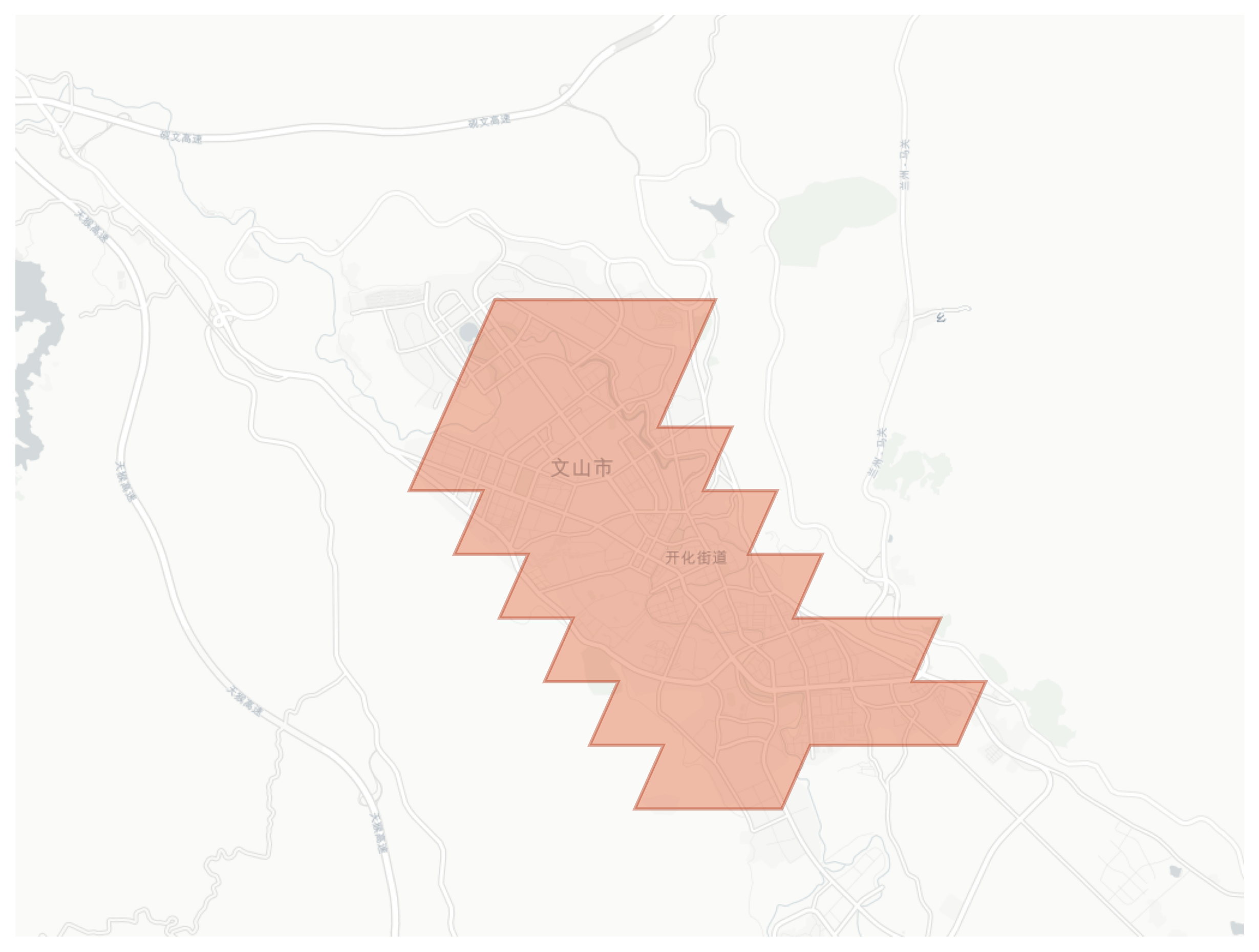 Wenshan geographic map