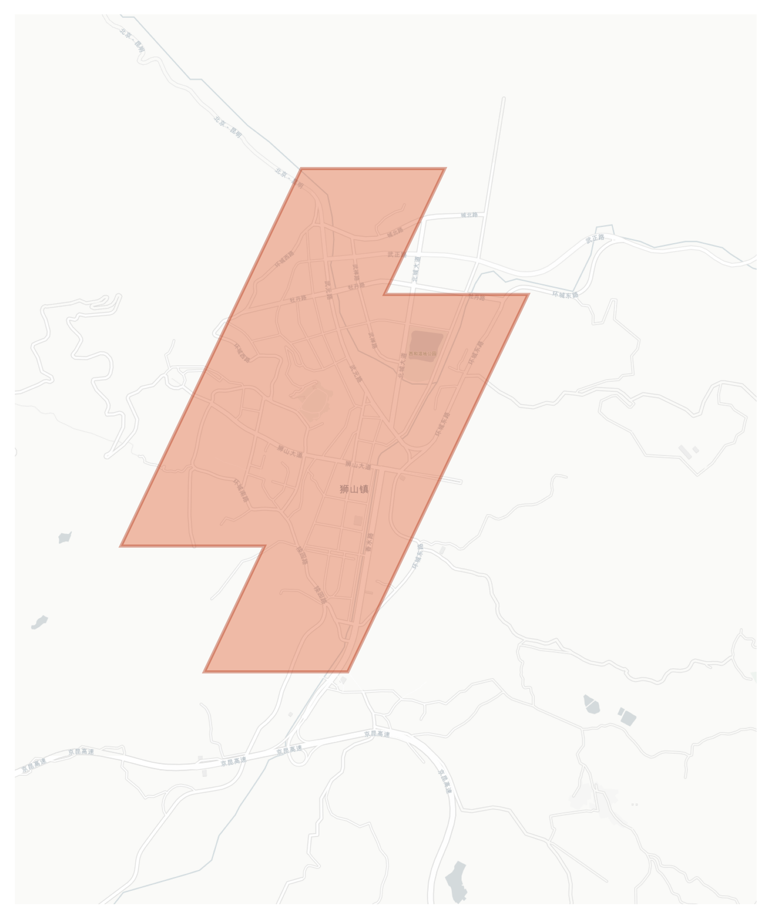 Wuding geographic map