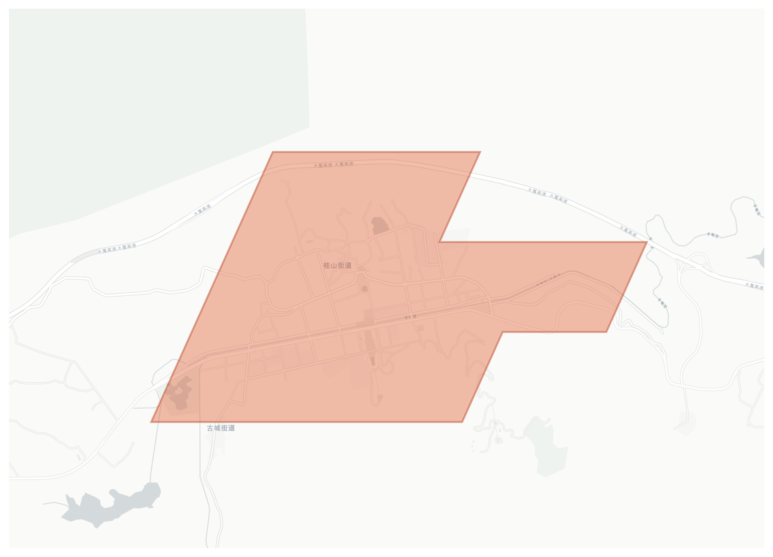 Xinping geographic map