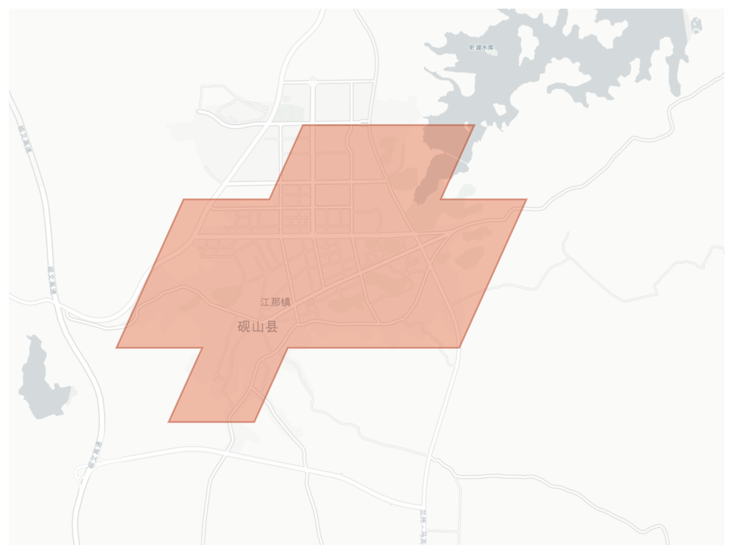 Yanshan geographic map