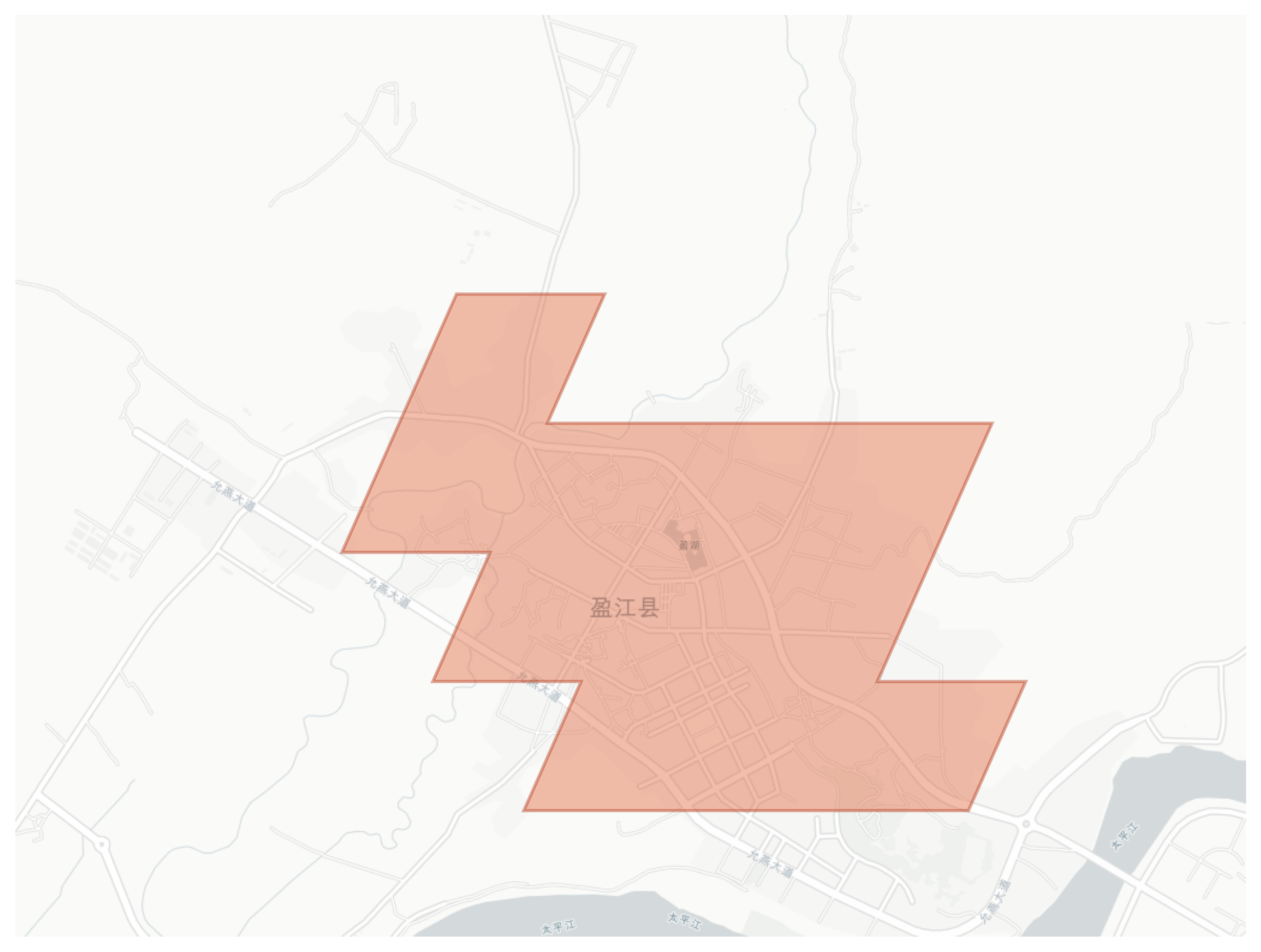 Yingjiang County geographic map