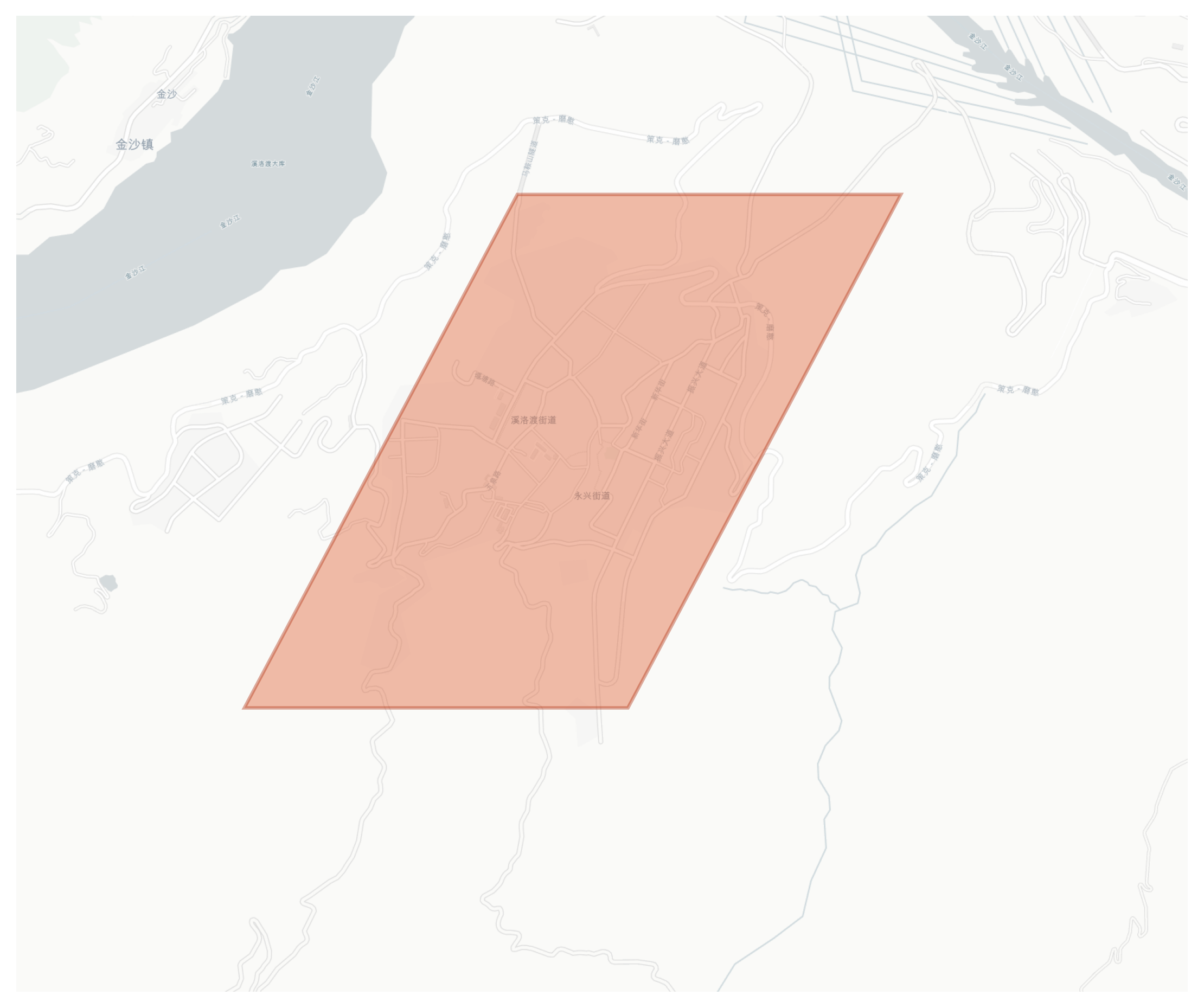 Yongshan geographic map