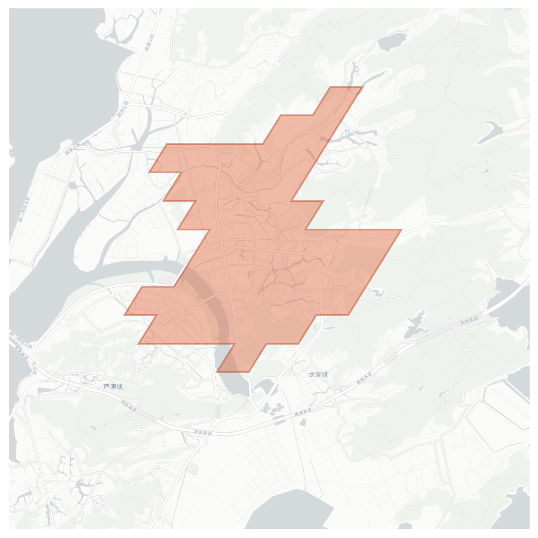 Chumen geographic map
