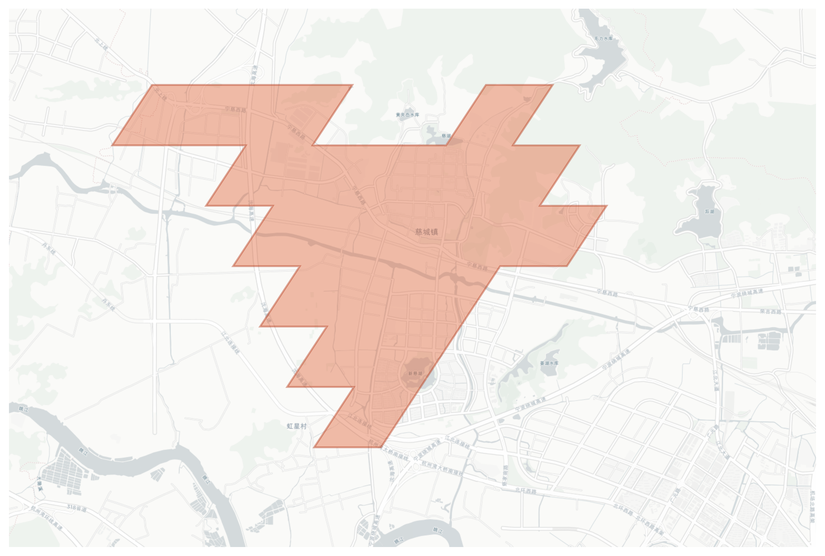 Cicheng geographic map