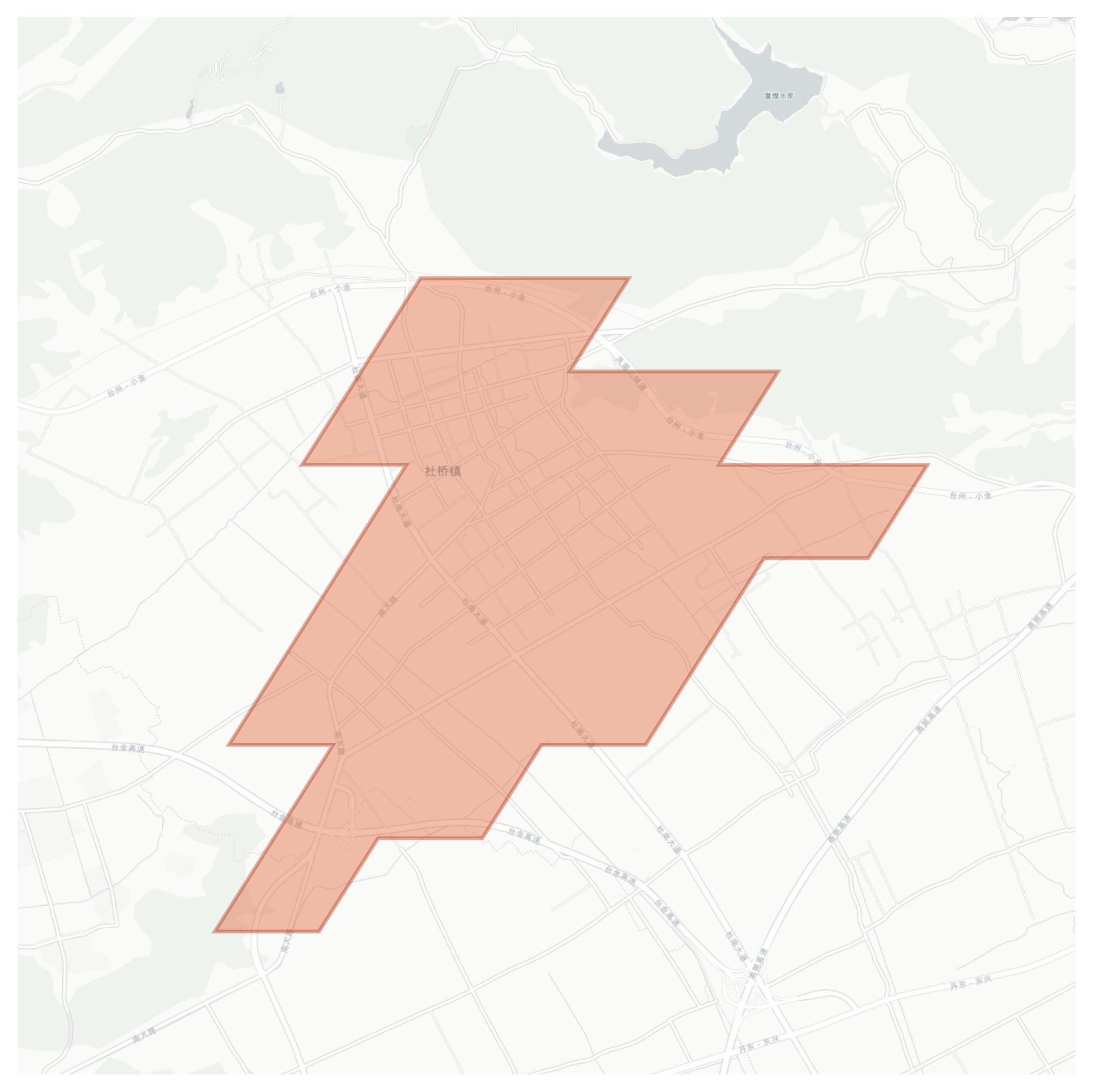 Duqiao geographic map