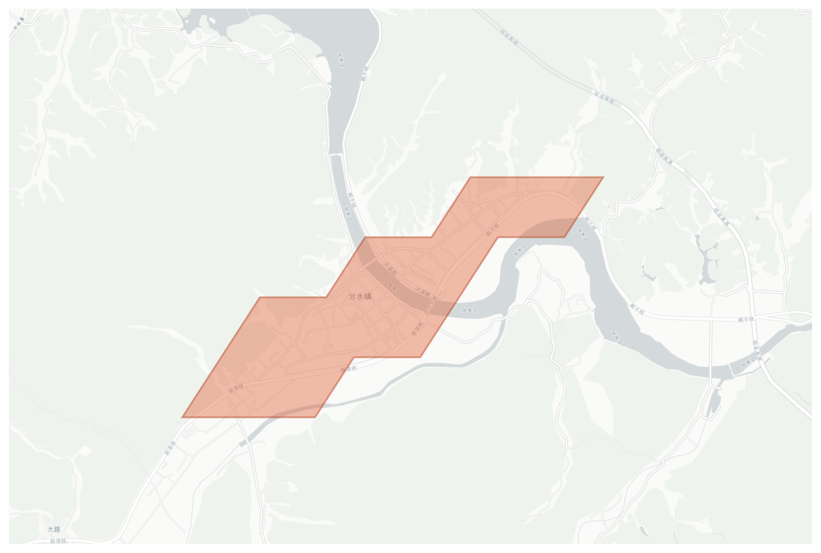 Fenshui geographic map