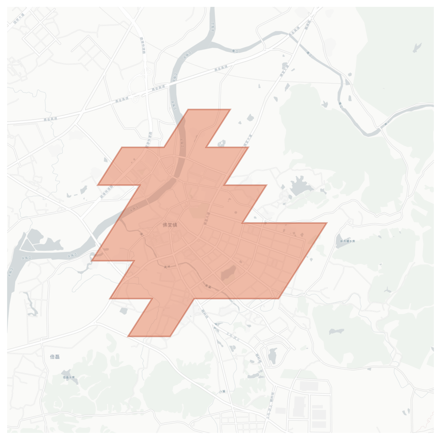 Fotang geographic map