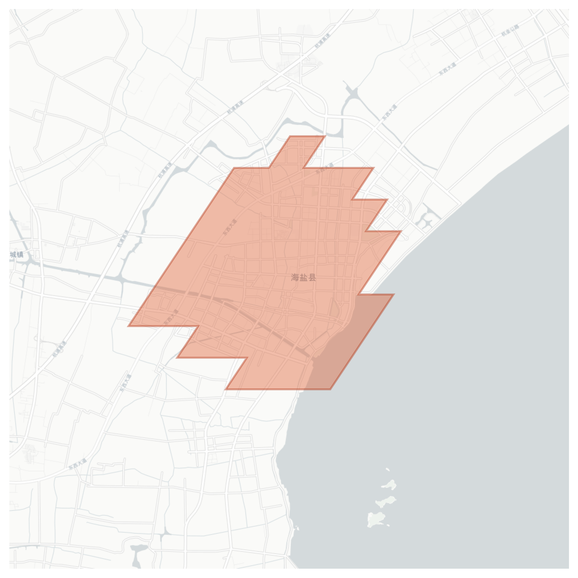 Haiyan geographic map