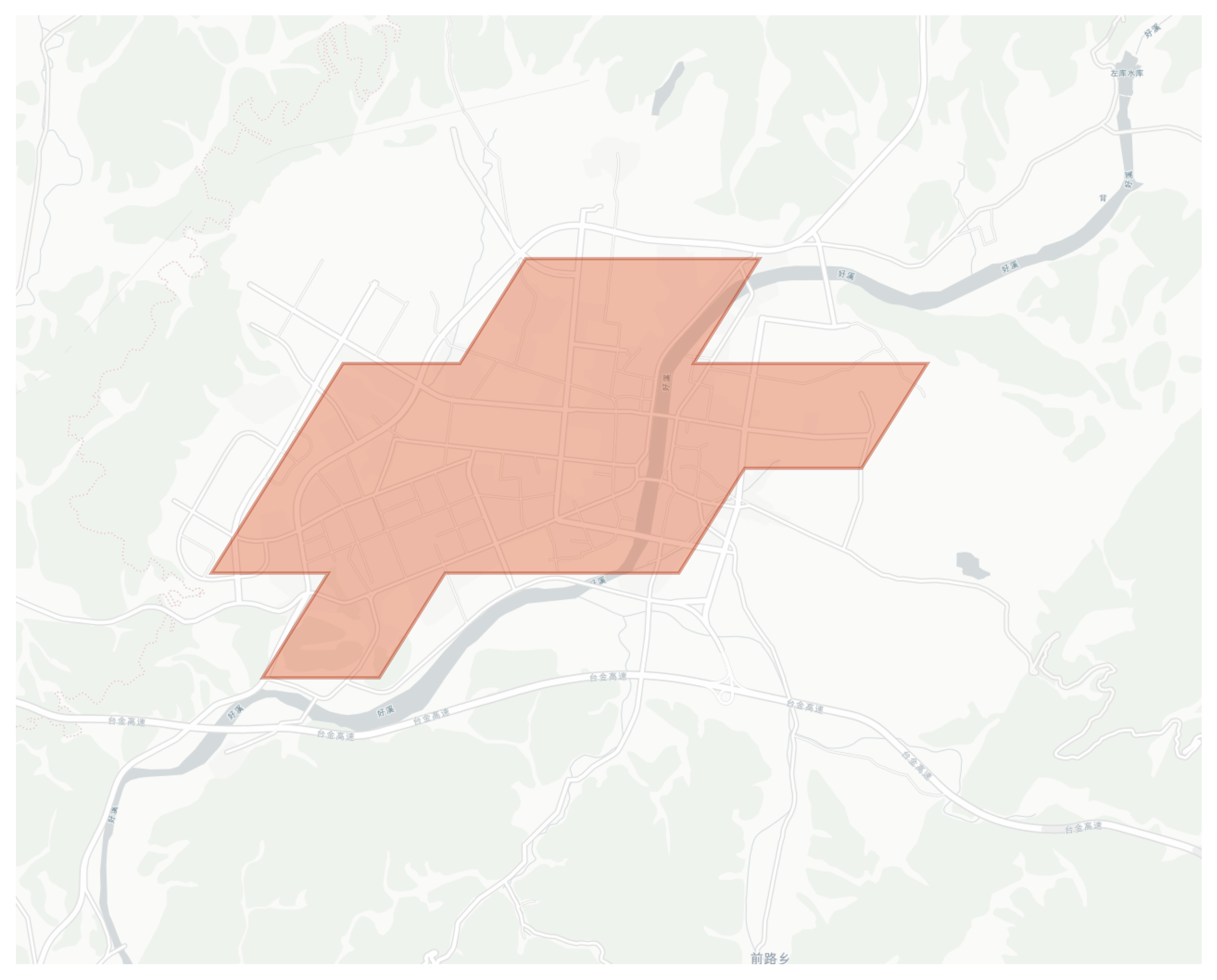 Huzhen geographic map