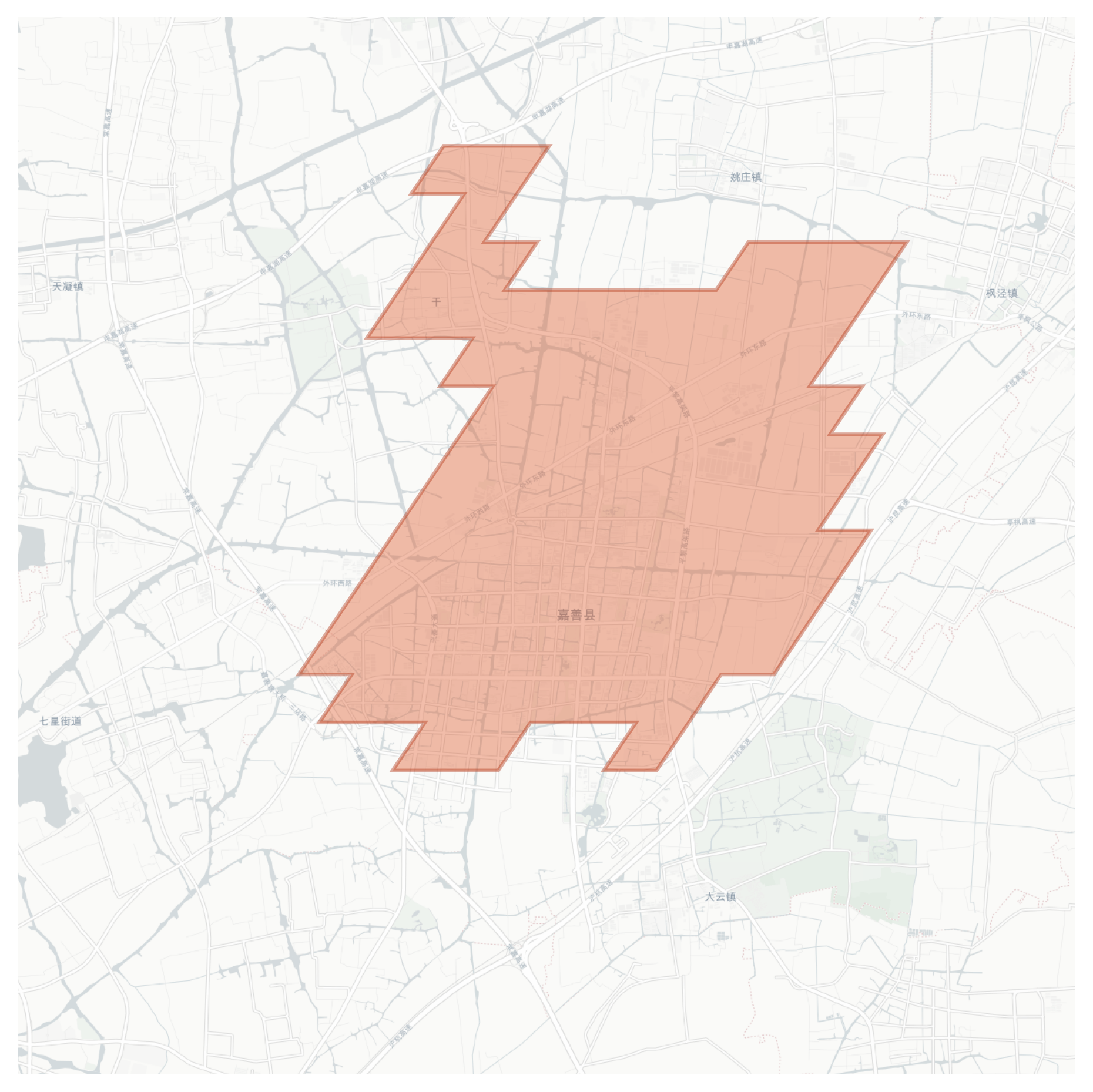 Jiashan geographic map