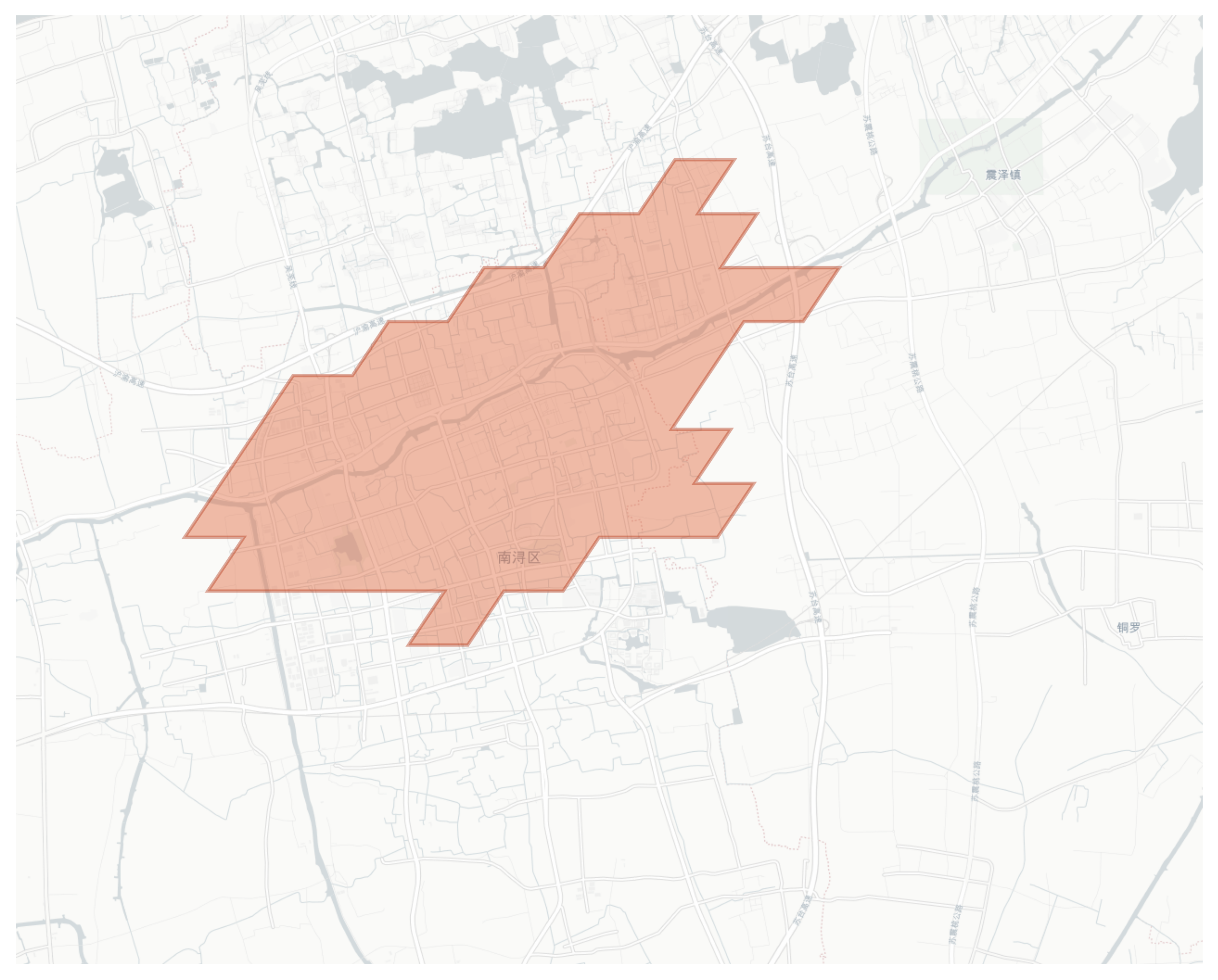Nanxun geographic map
