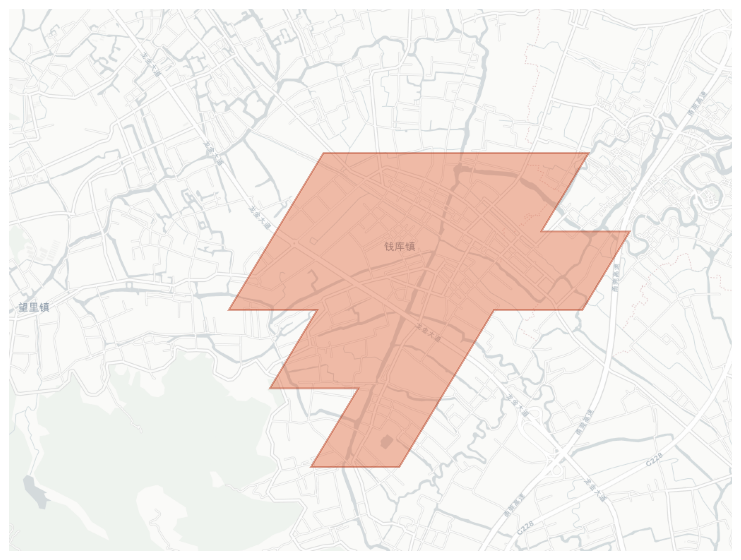 Qianku geographic map