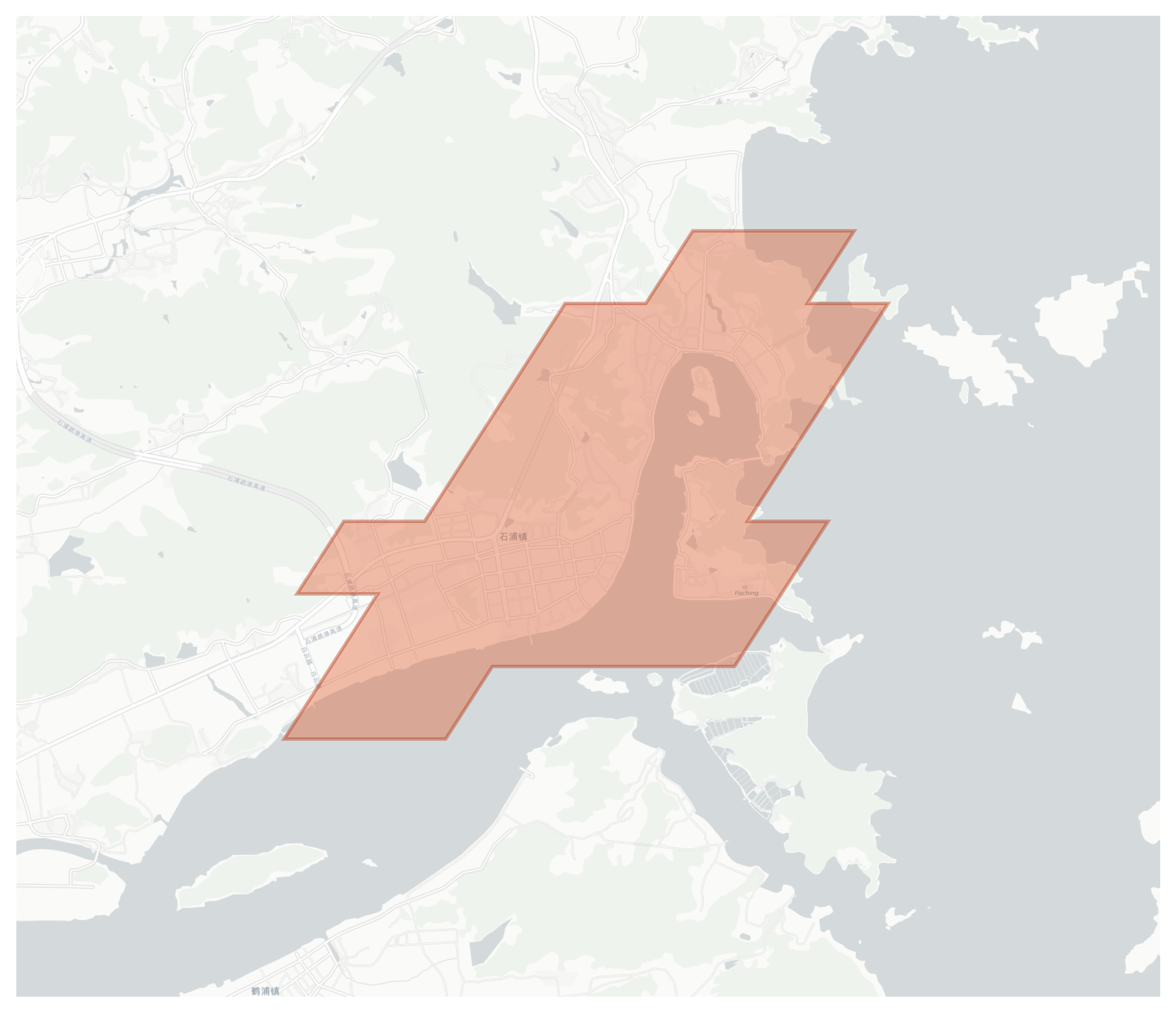 Shipu geographic map