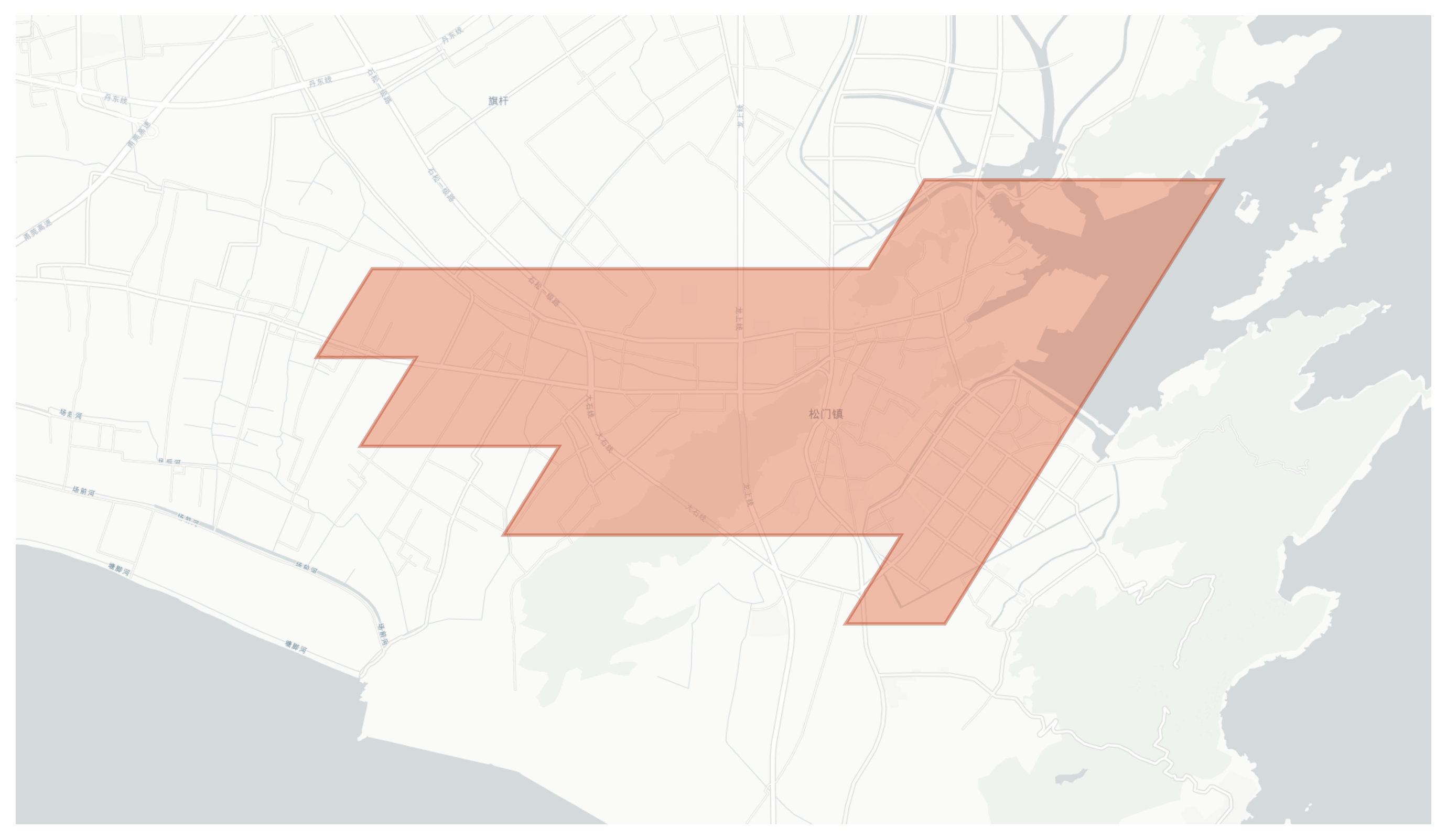 Songmen geographic map
