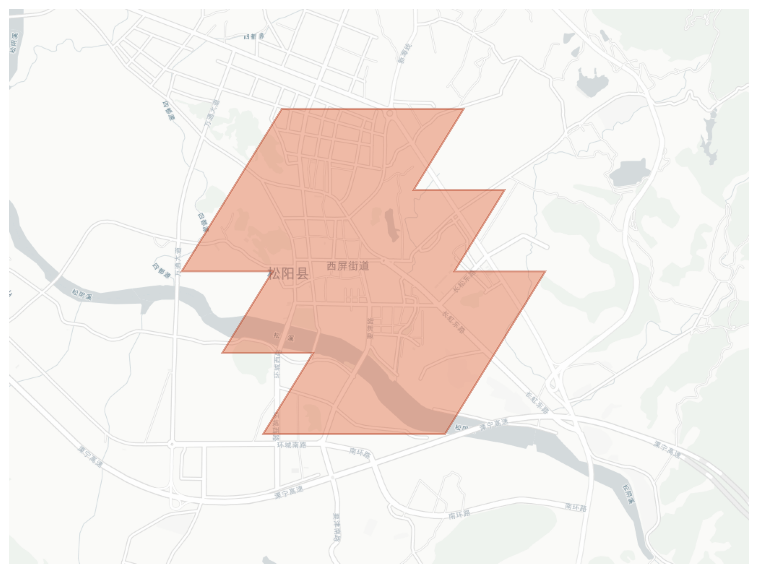 Songyang County geographic map