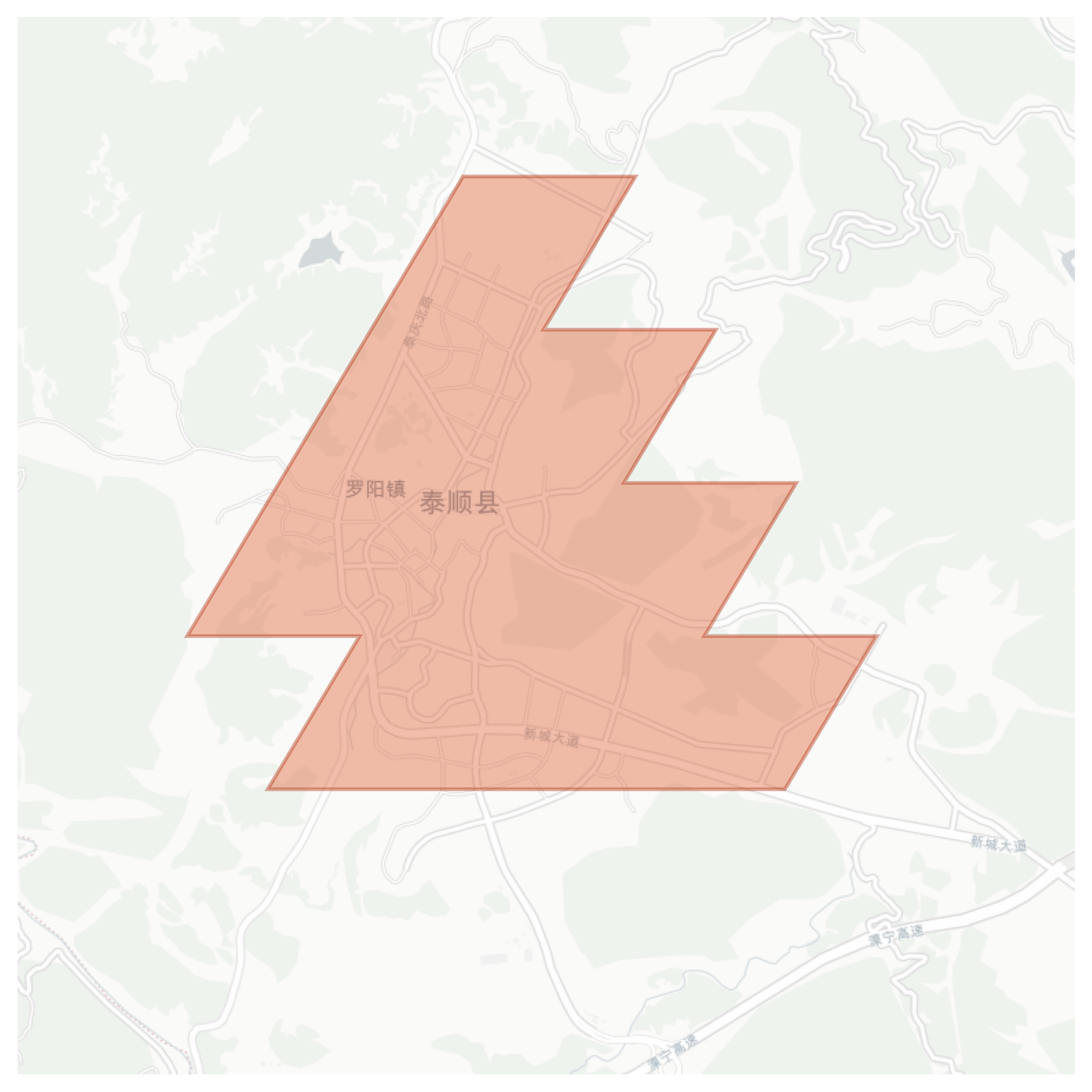 Taishun geographic map