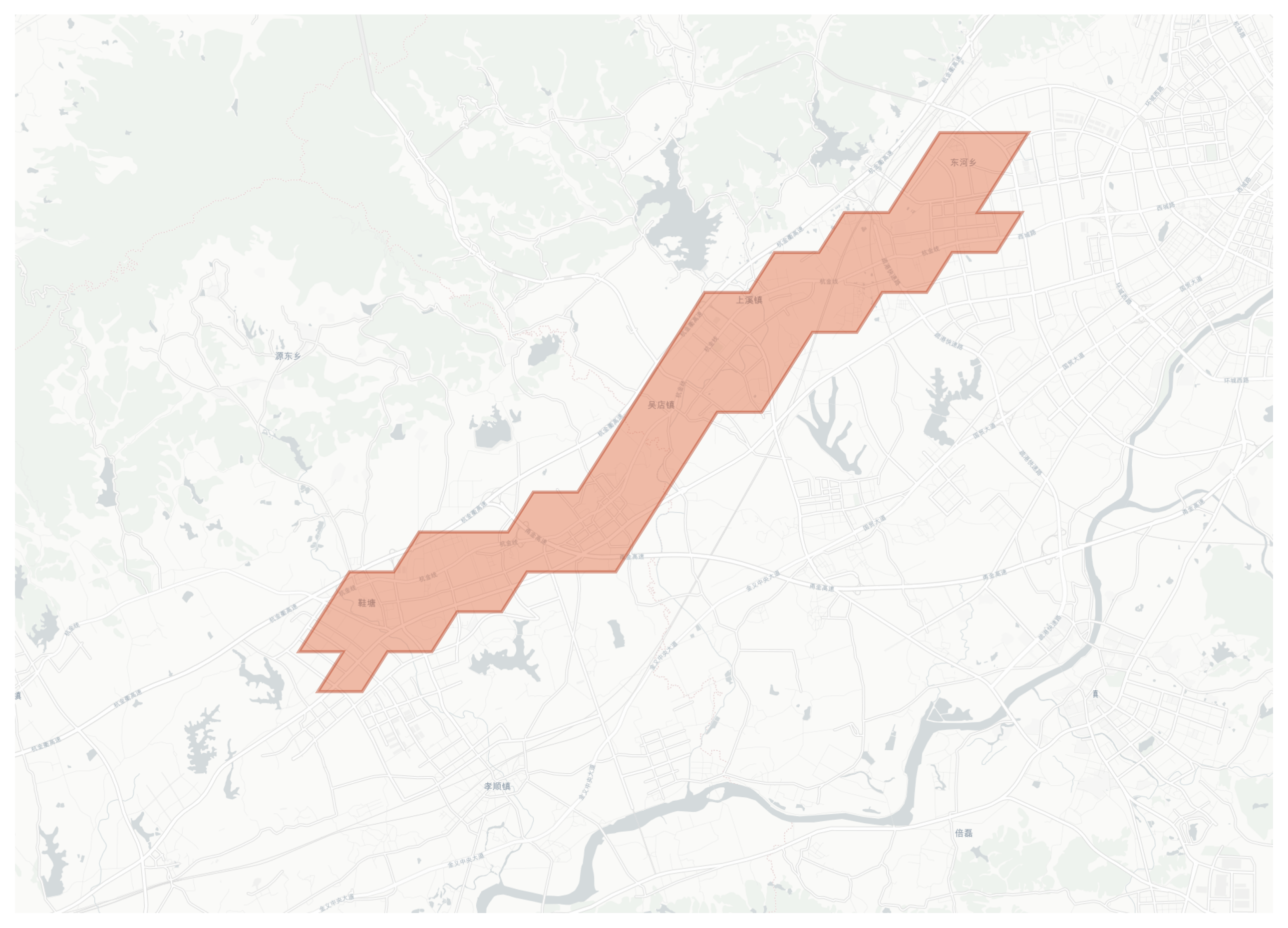 Xietang geographic map