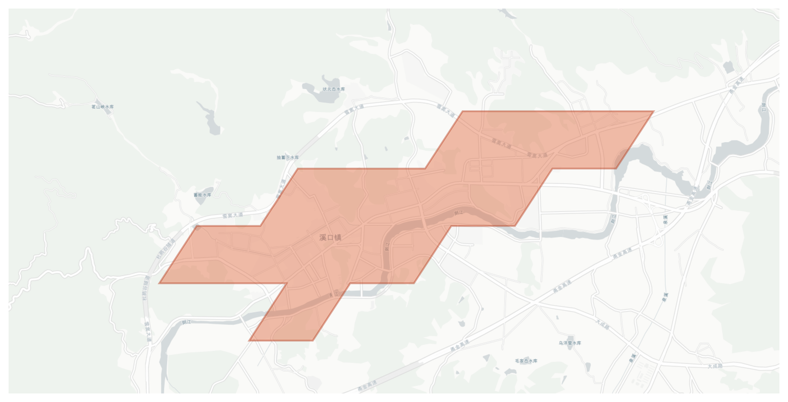 Xikou geographic map