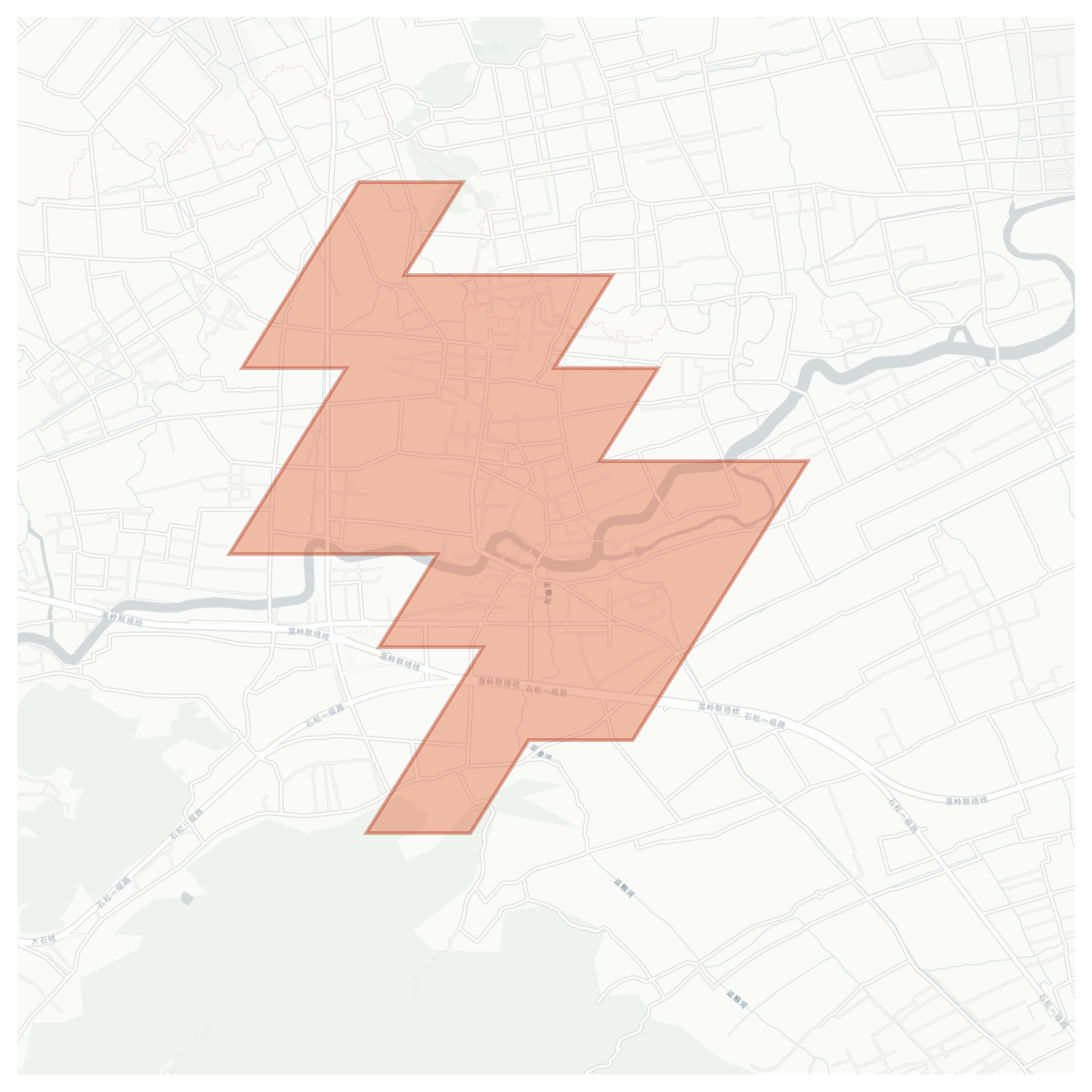 Xinhe geographic map