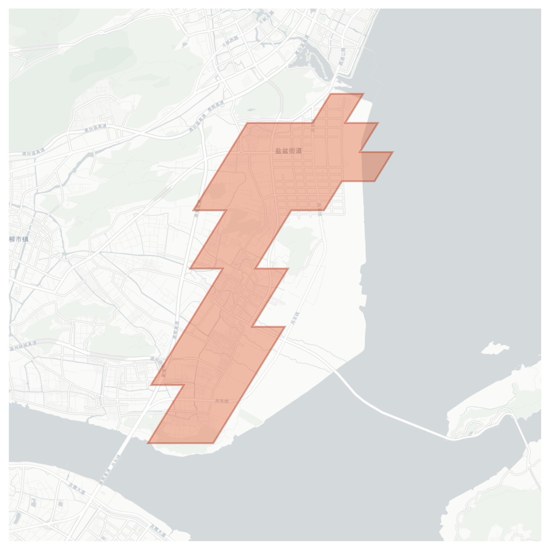 Yanpen geographic map