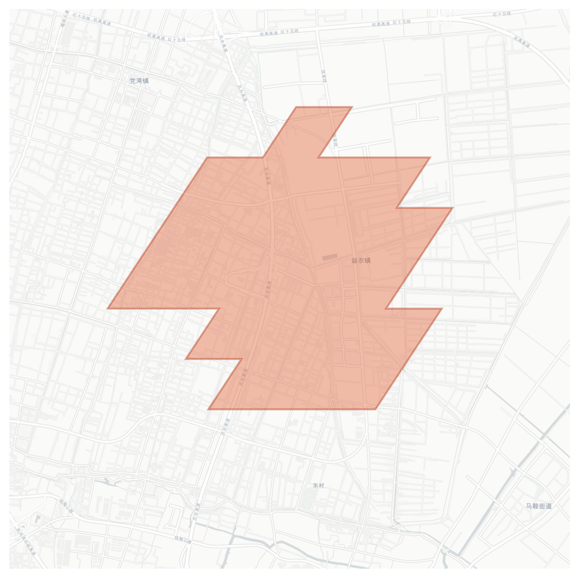 Yinong geographic map