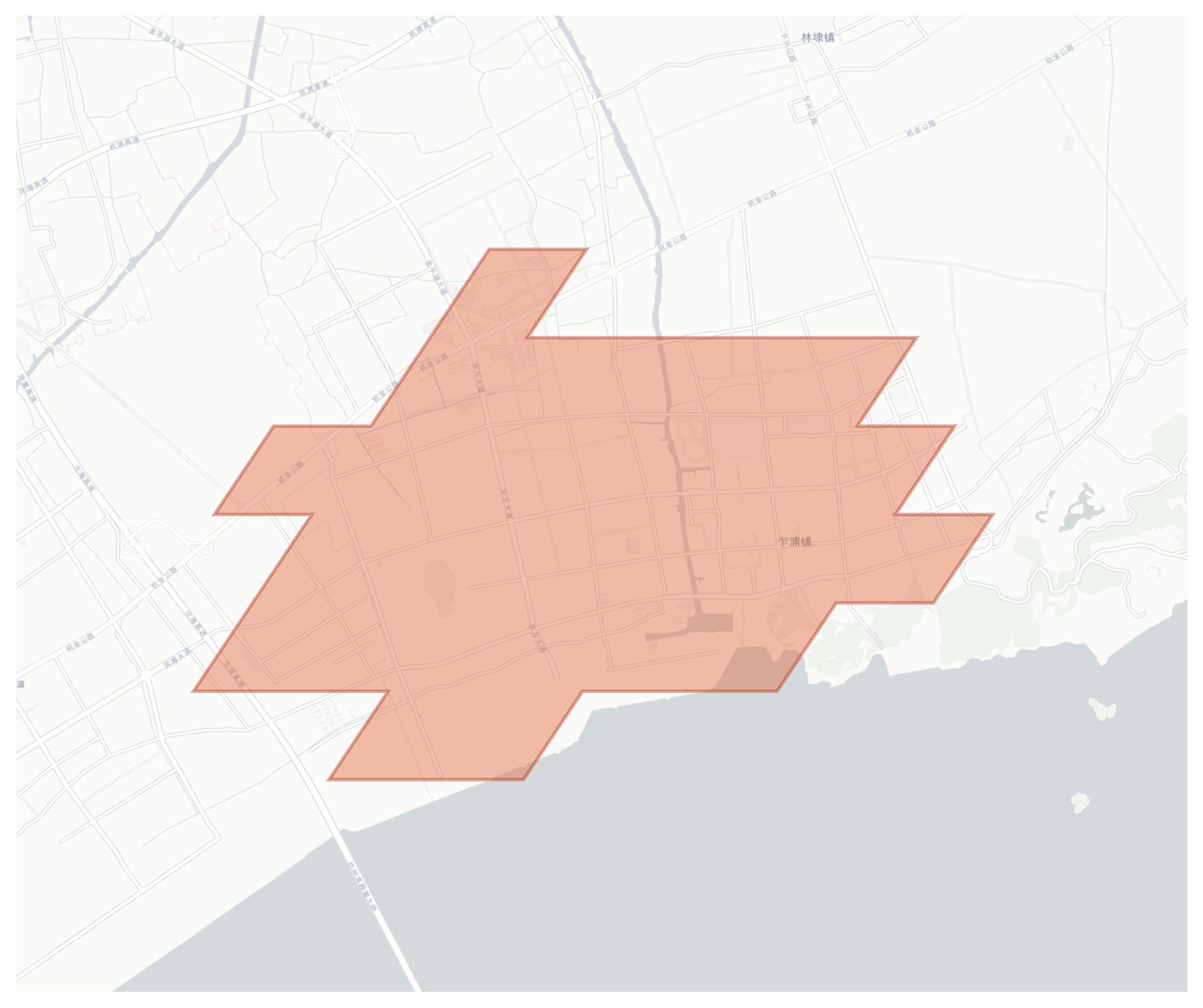 Zhapu geographic map