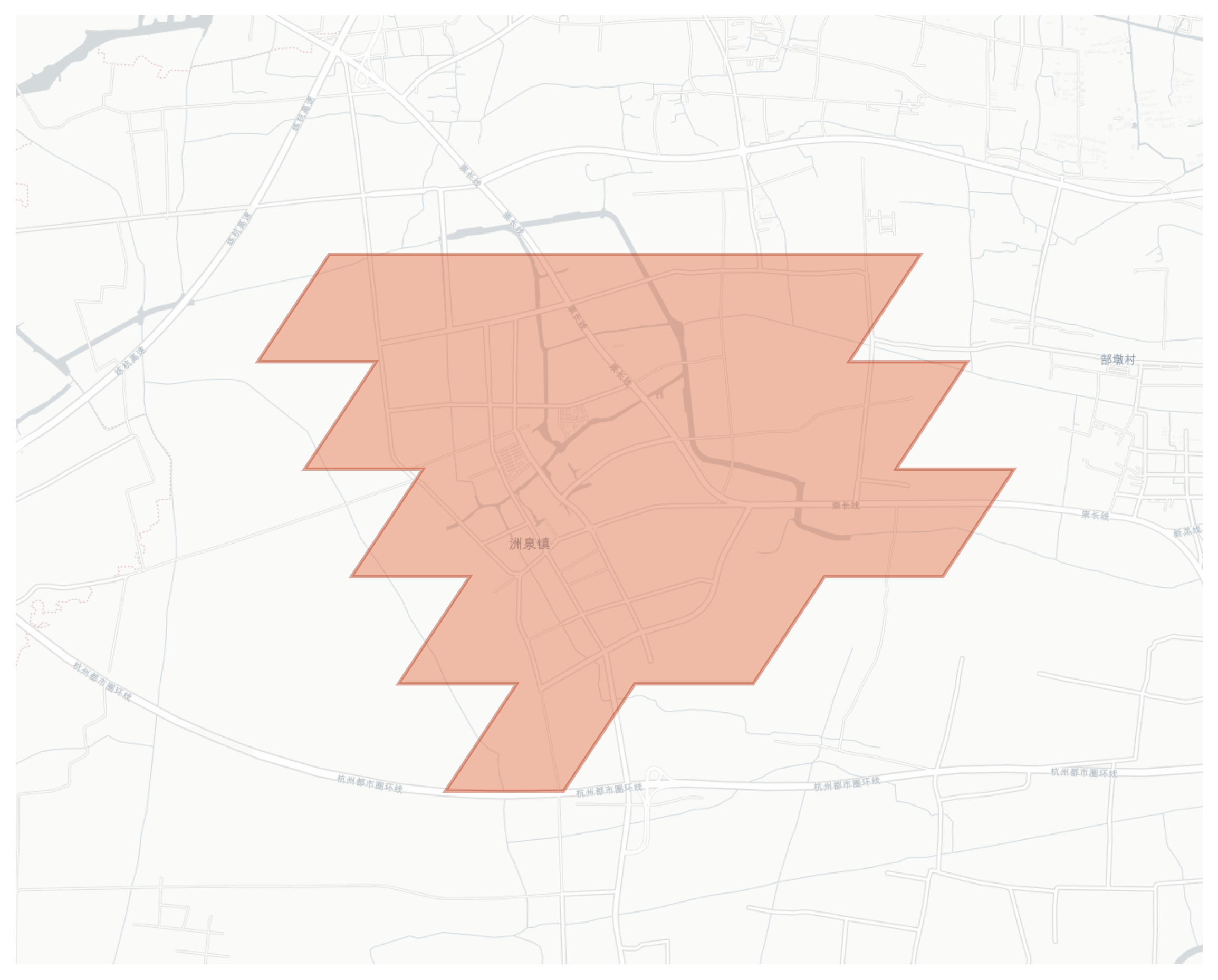 Zhouquan geographic map