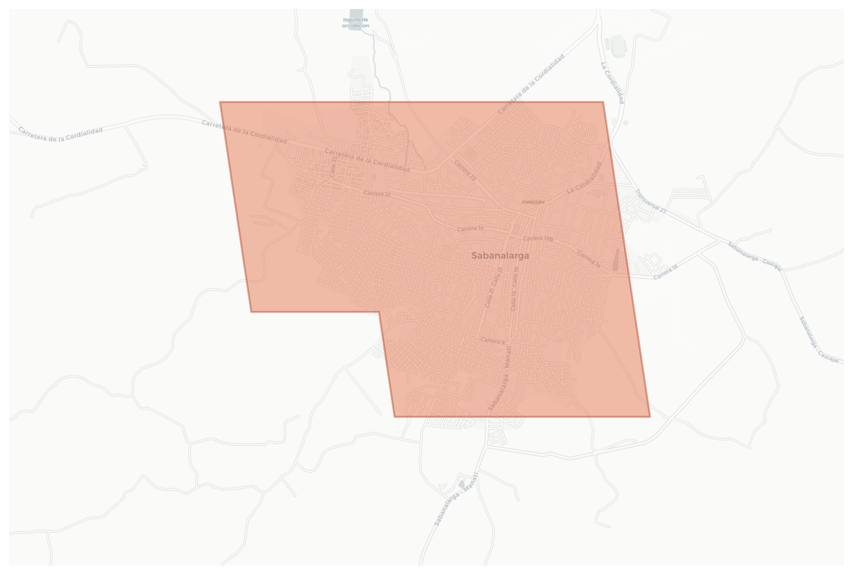 Sabanalarga geographic map