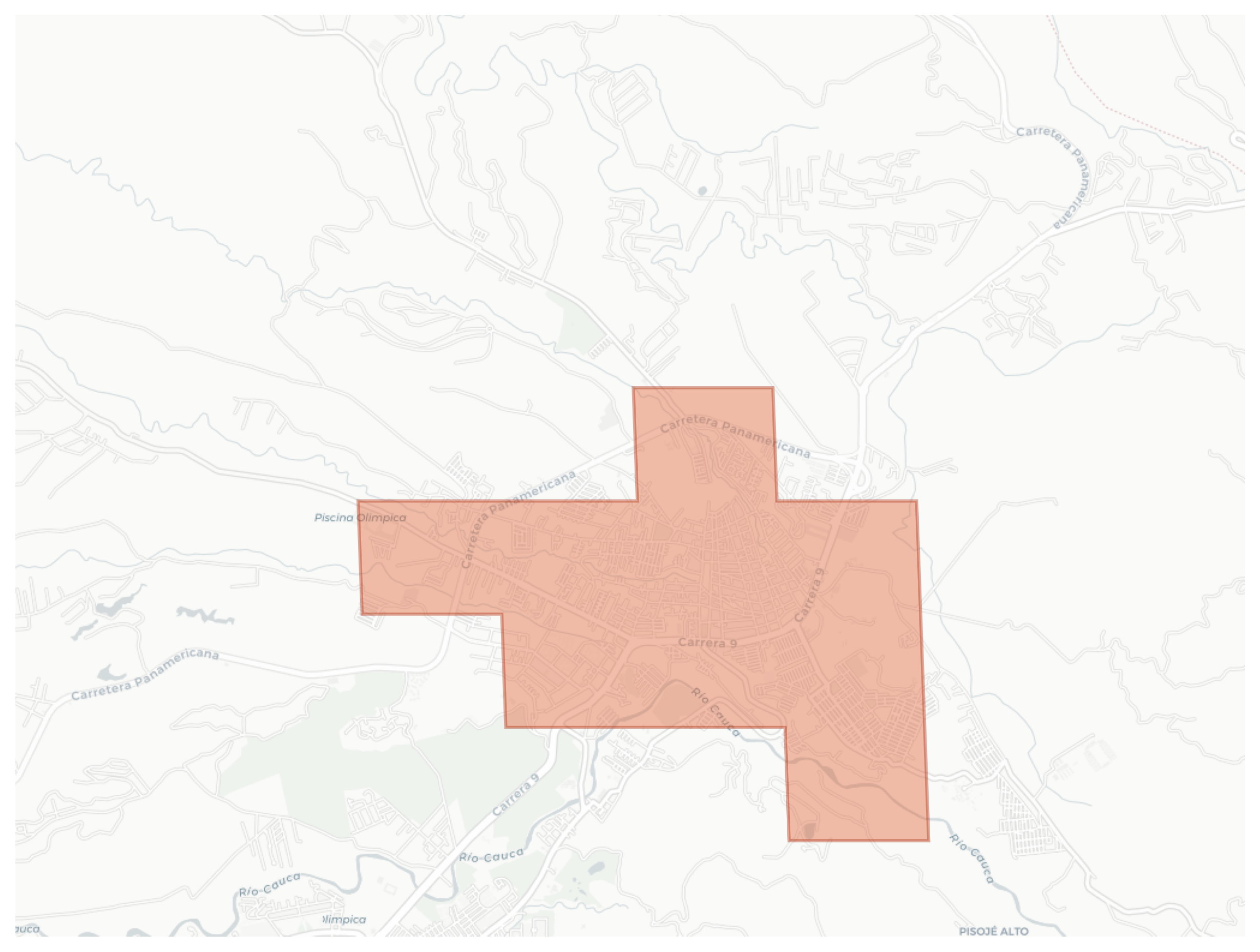 Hacienda Río Blanco geographic map