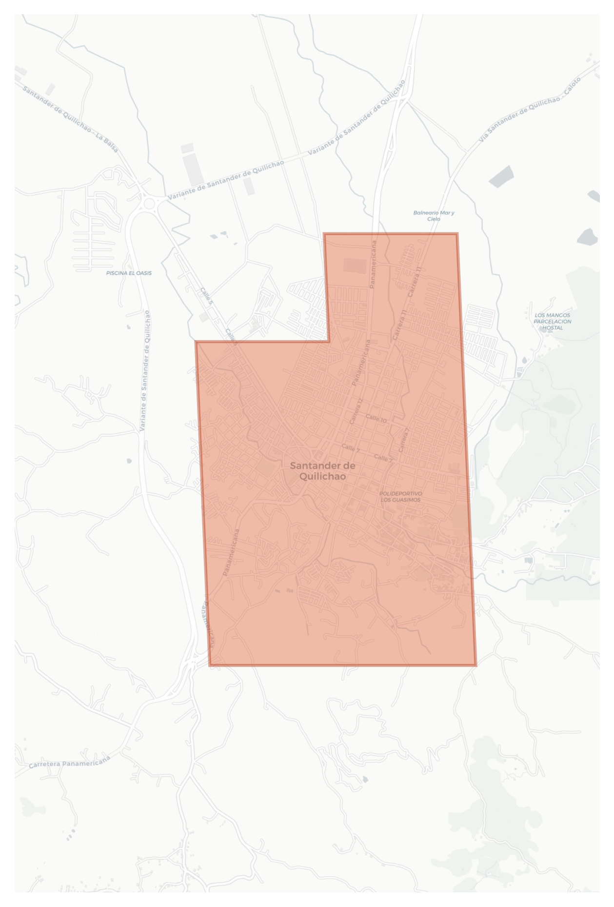 Santander de Quilichao geographic map