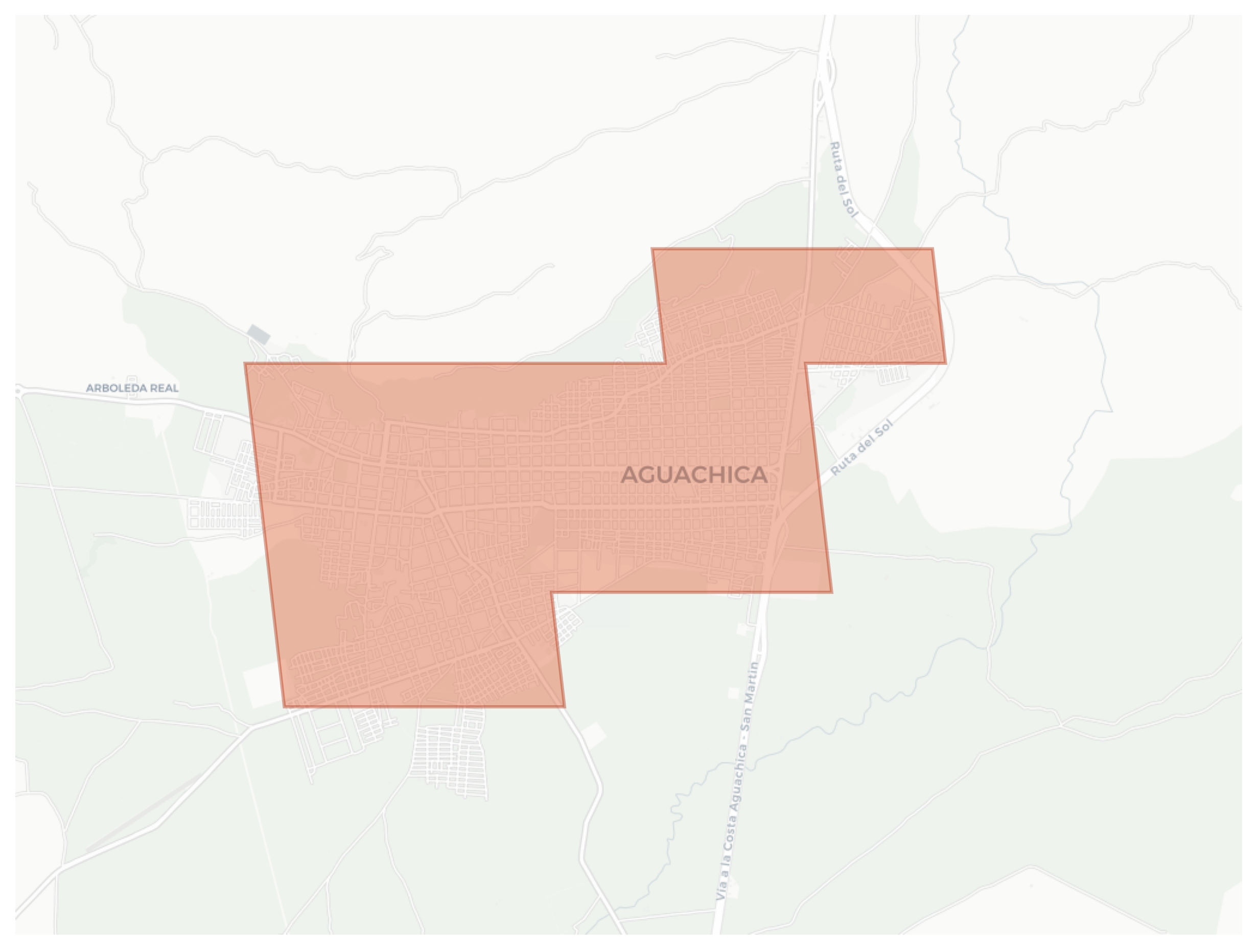 Aguachica geographic map