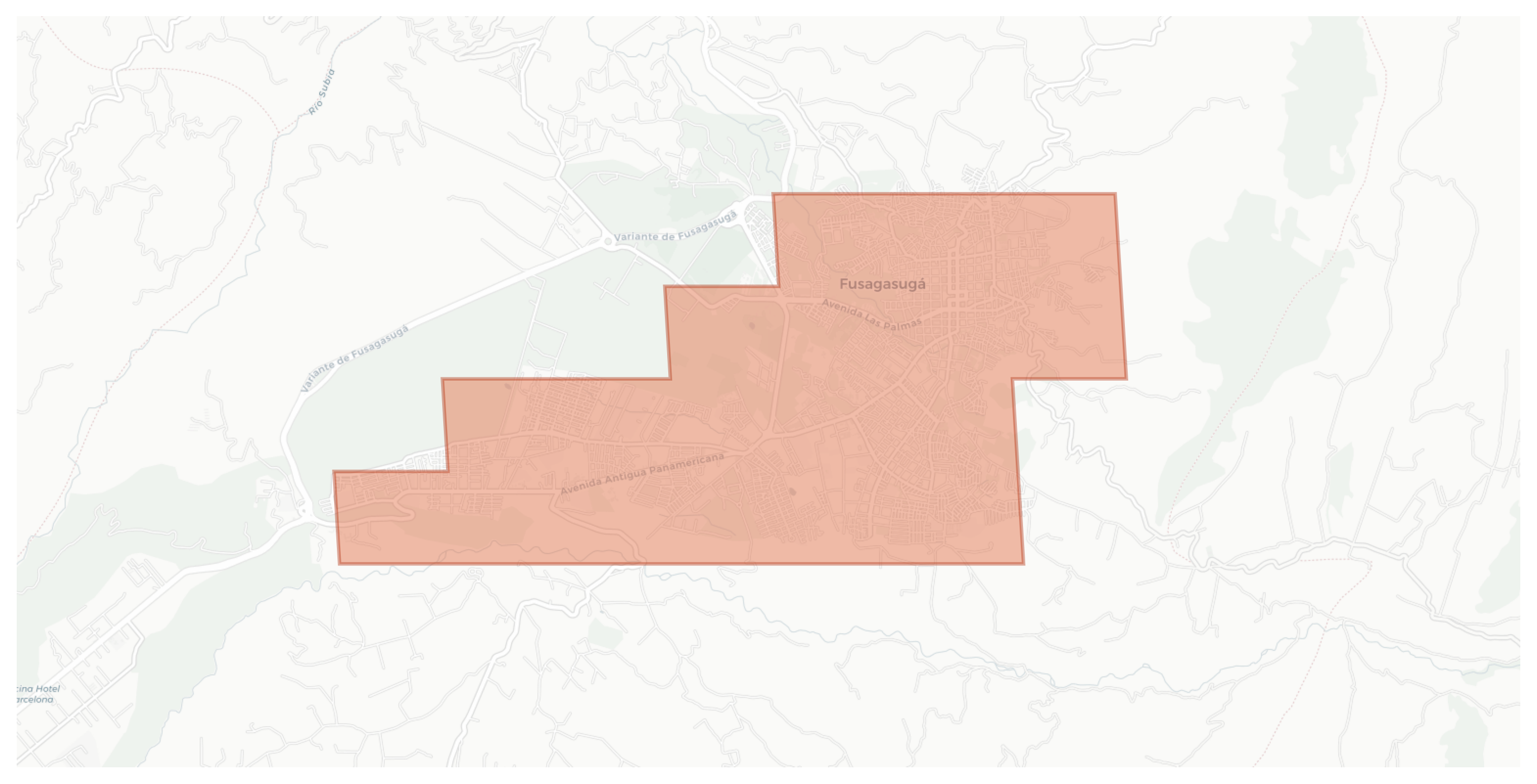 Fusagasugá geographic map