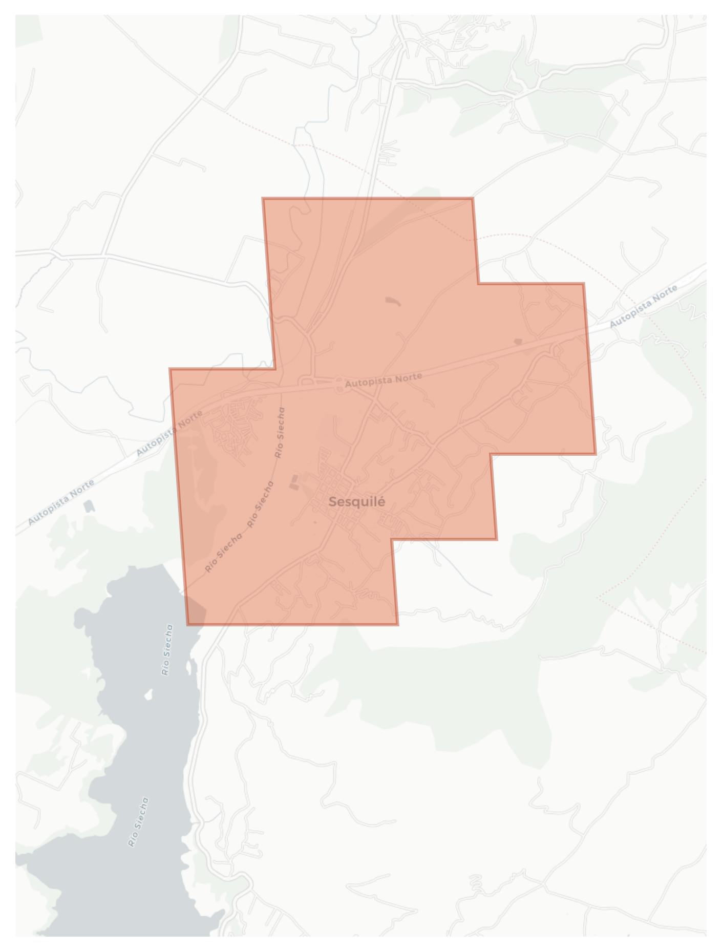 Sesquilé geographic map