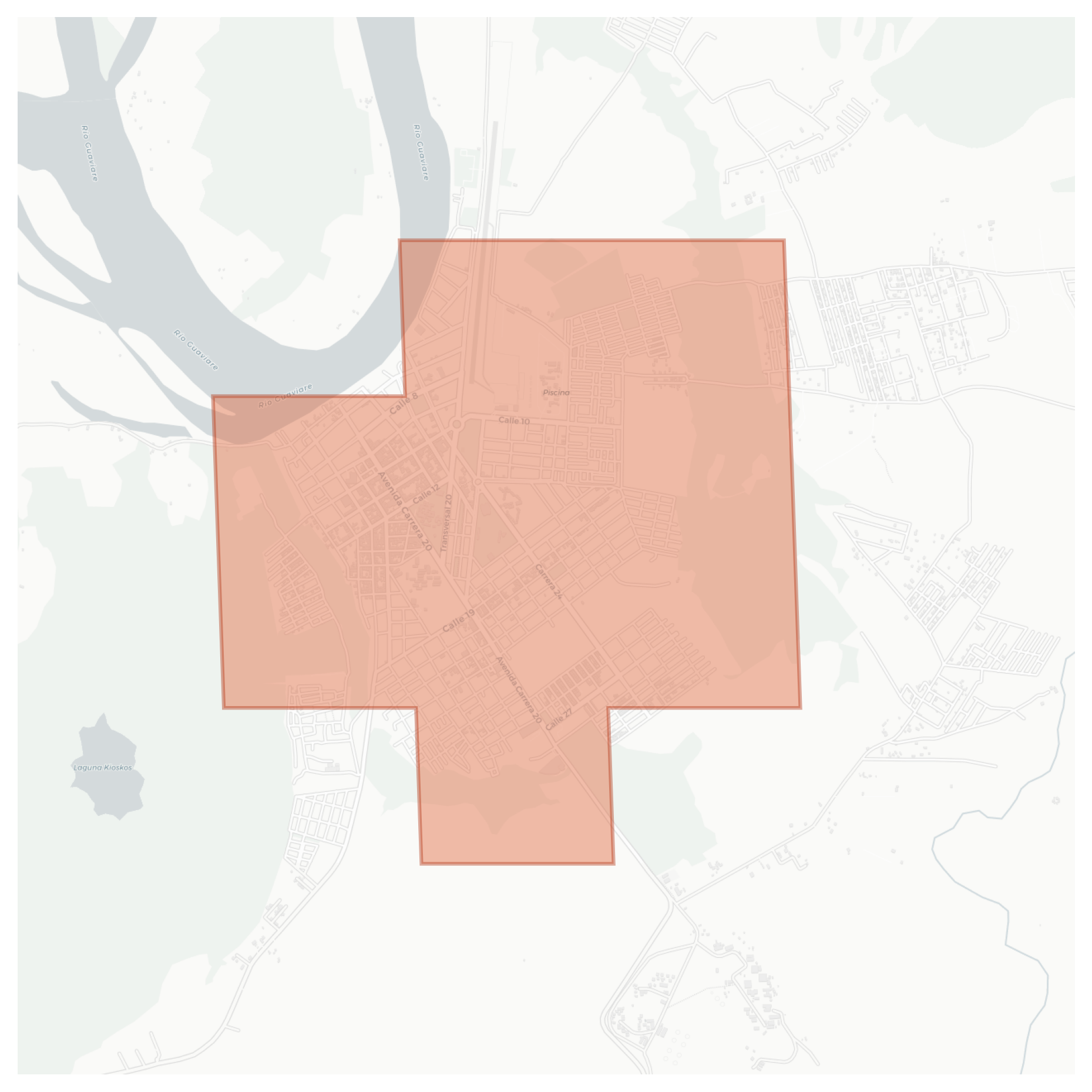 San José del Guaviare geographic map