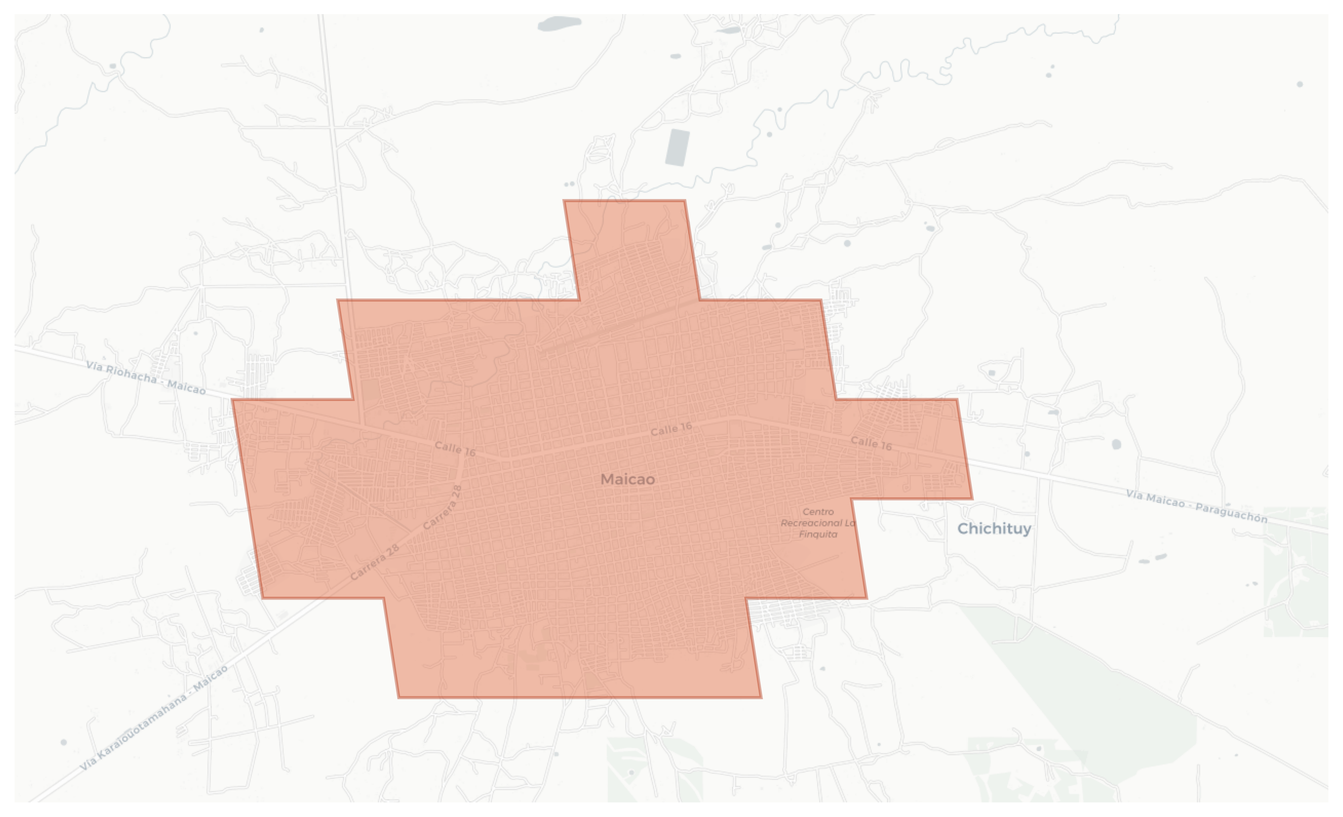 Maicao geographic map